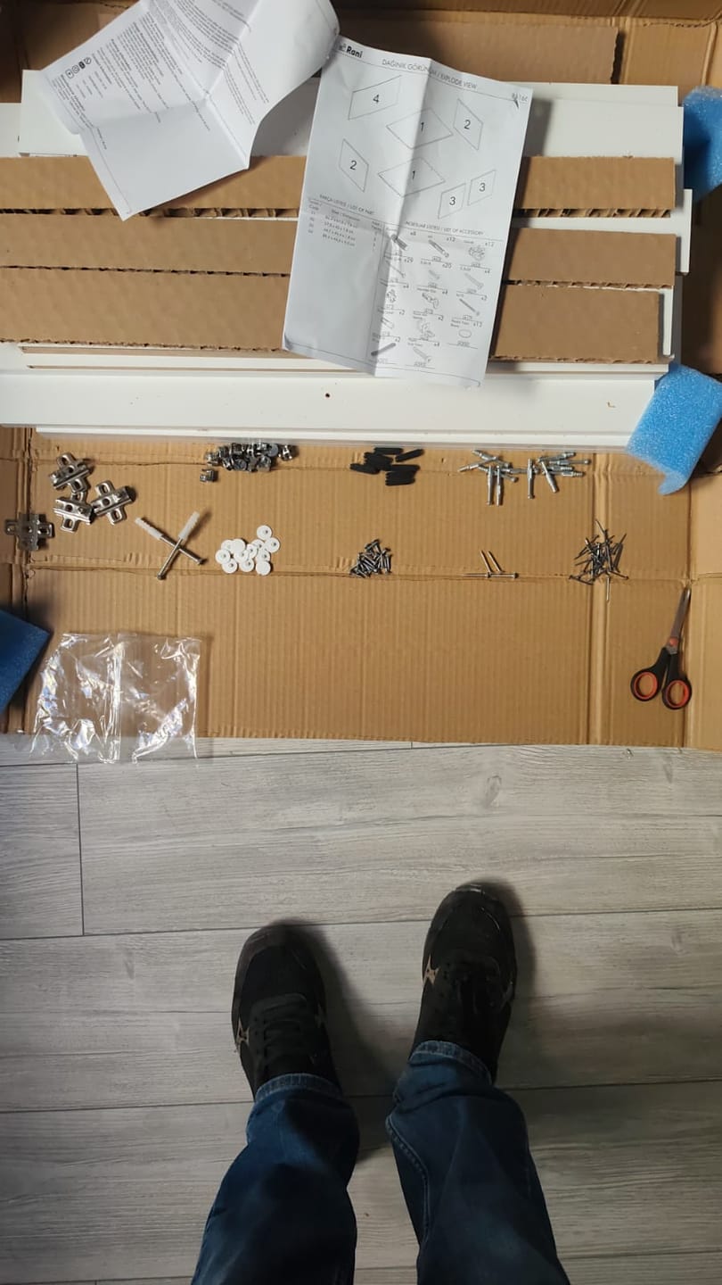 Customer photo review of Rani BA166 Gardırop Çok Amaçlı Üst Modül Beyaz