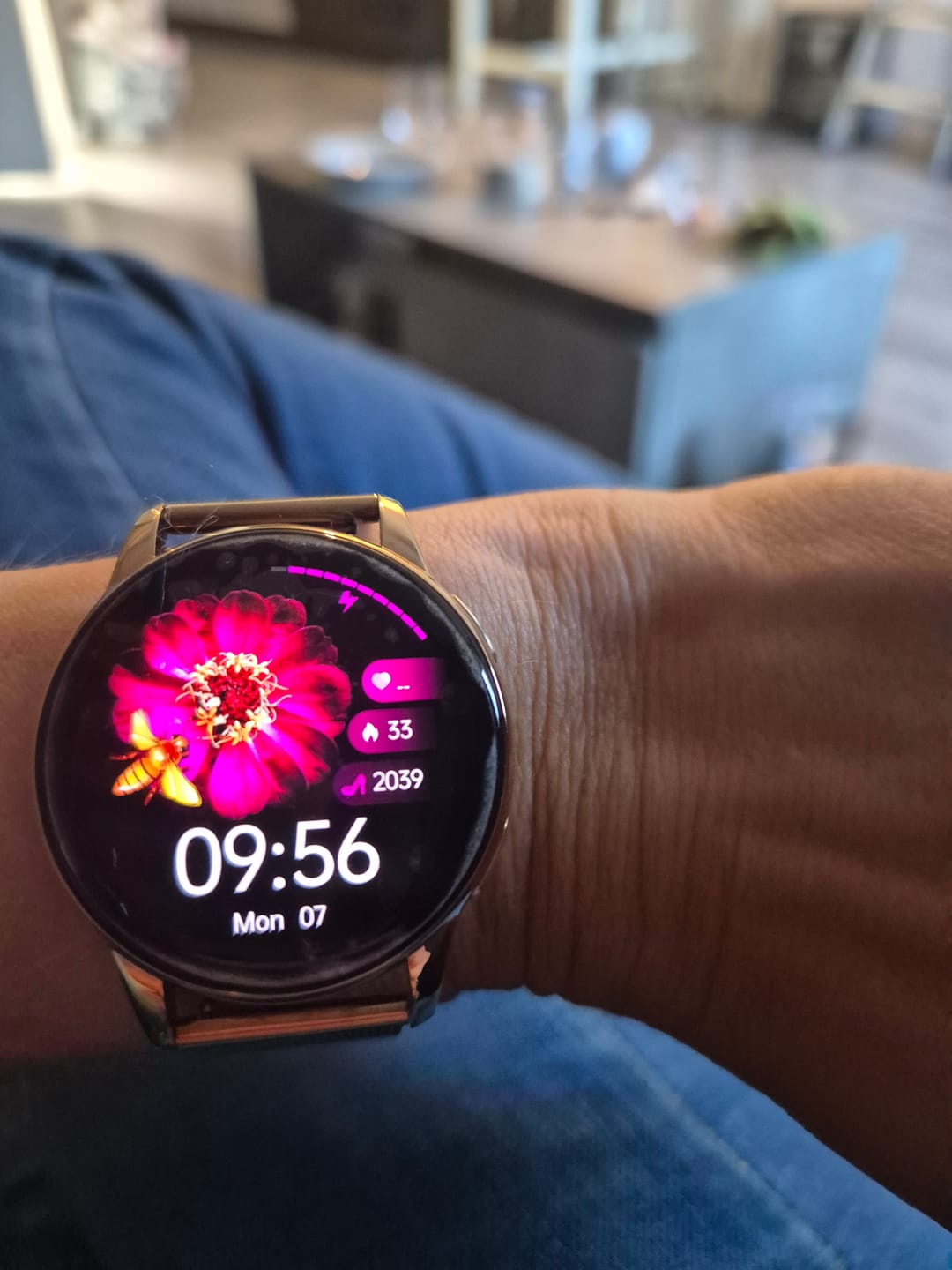 Customer photo review of Siltcon® Auréa Smartwatch Dames Goud