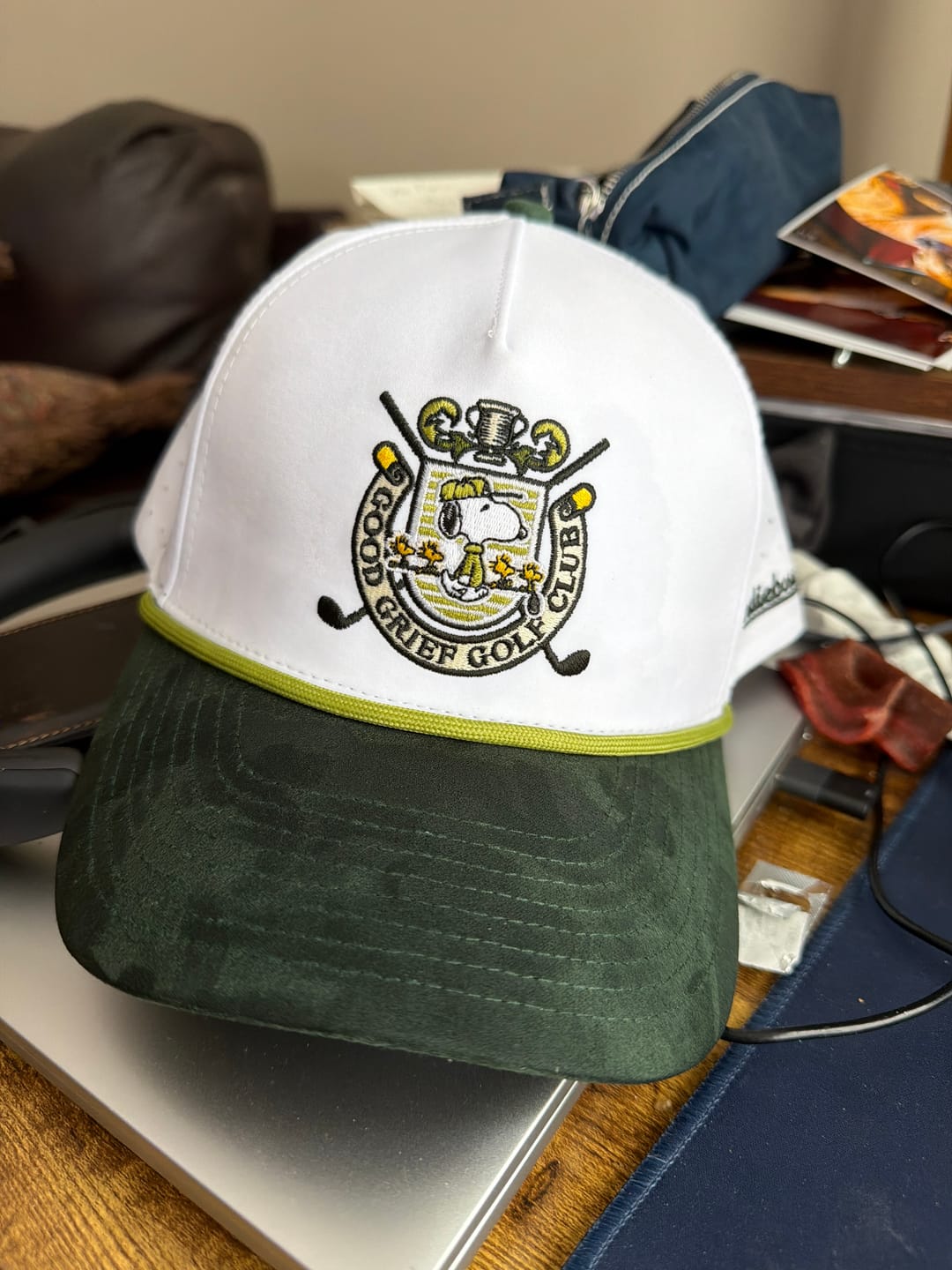 Customer photo review of Peanuts Clubhouse Crest Hat