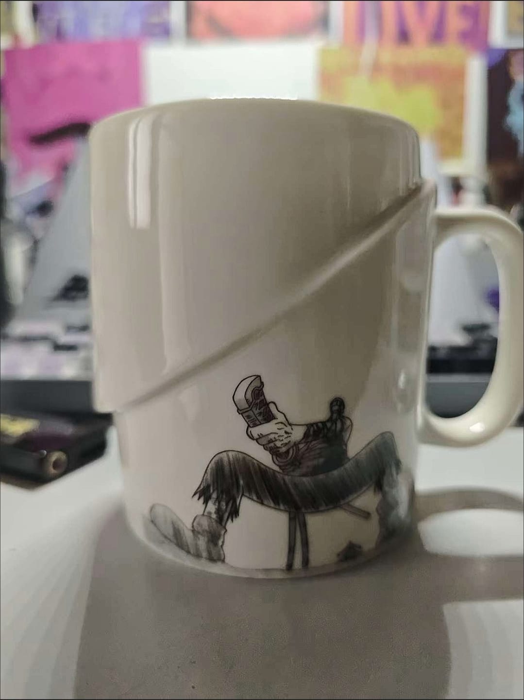 Customer photo review of Shishi Sonson Zoro Sliced In Half Mug