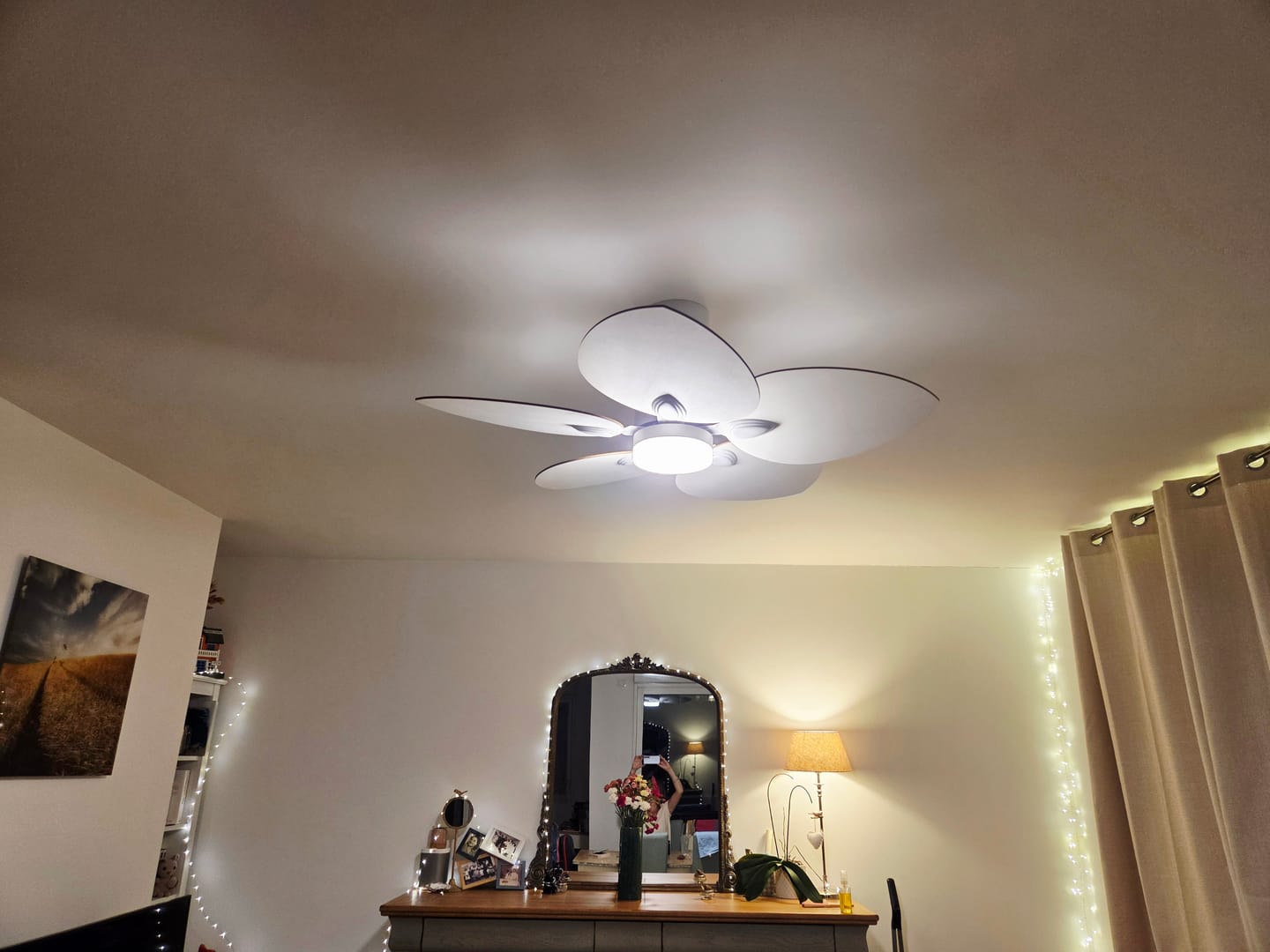 Customer photo review of Dahlia | Ventilateur de plafond