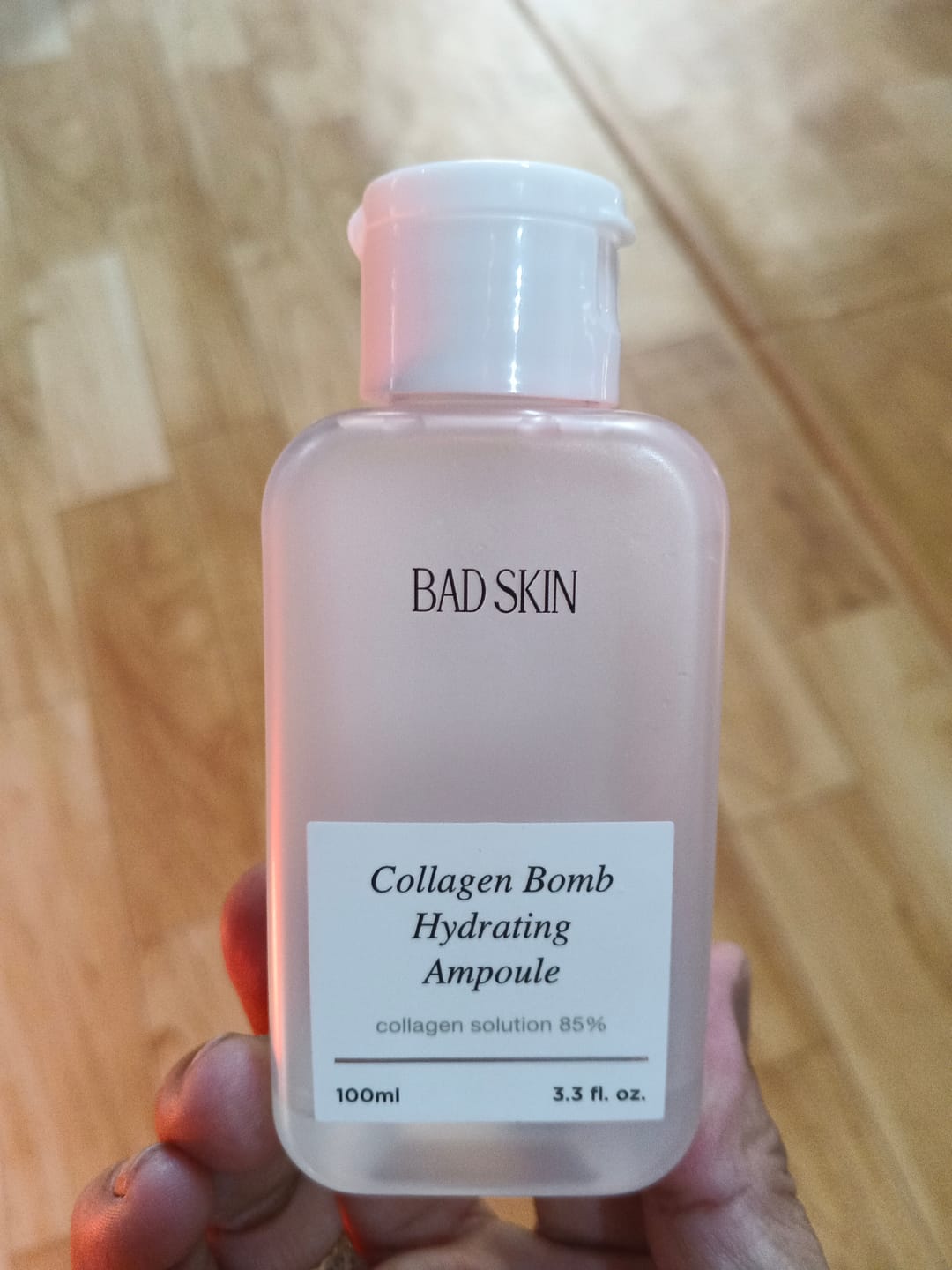Customer photo review of Bad Skin™ Korean Collagen Bomb Hydrating Ampoule