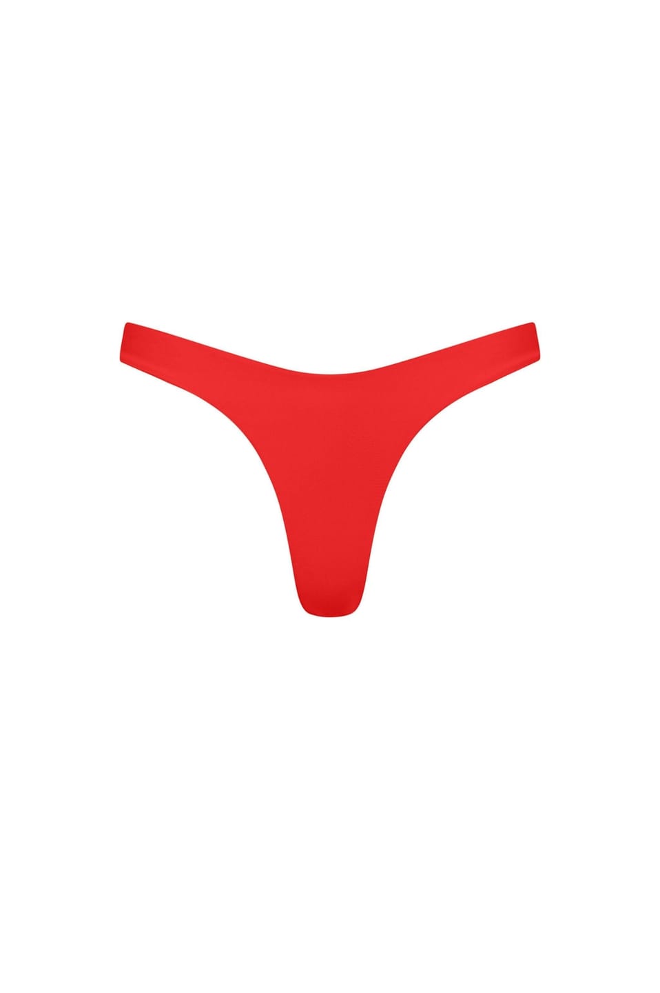 Customer photo review of Malibu High Cut Bikini Bottom – Red