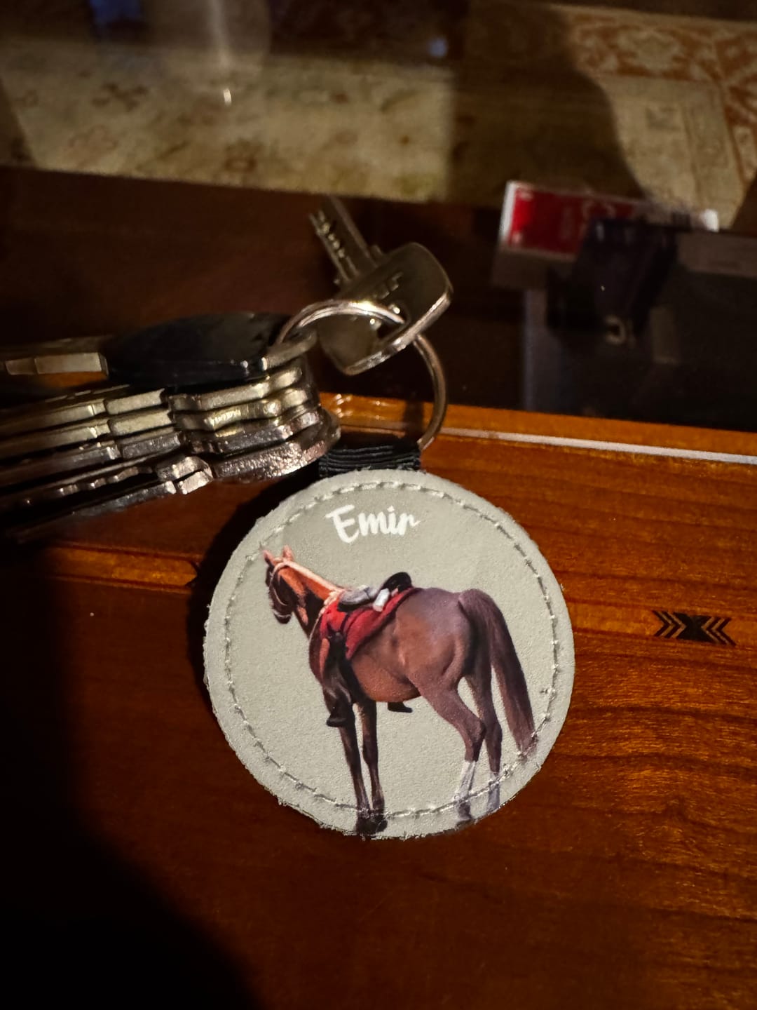 Customer photo review of Portaretrato animal - Llavero personalizado