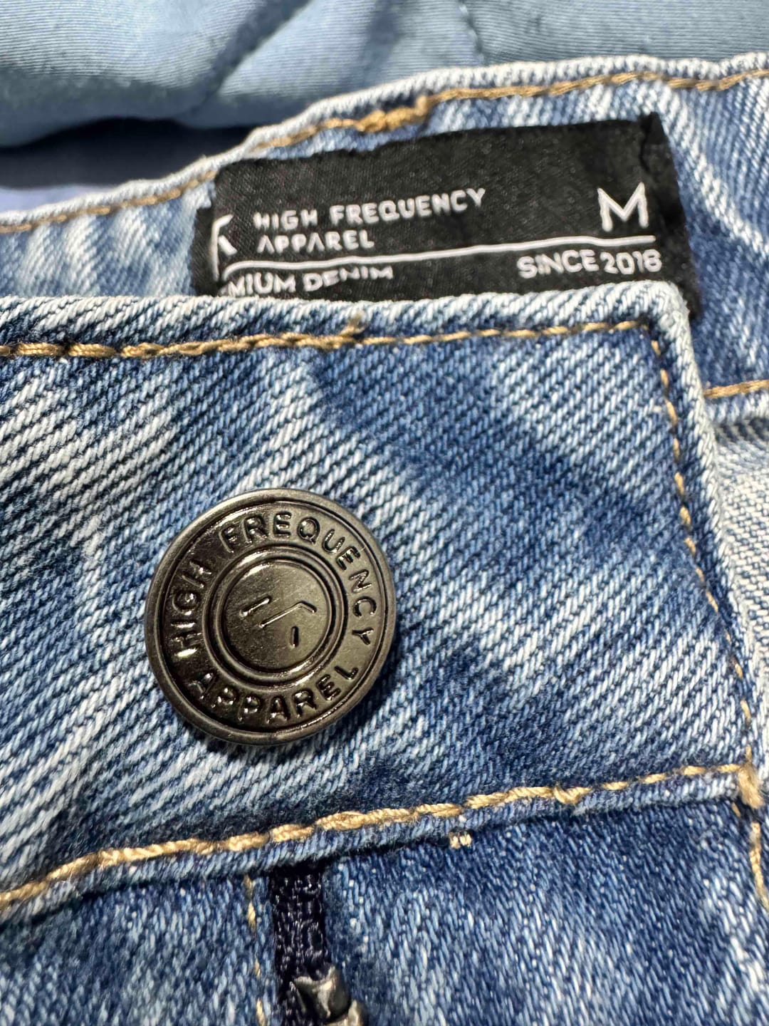 Customer photo review of Distressed Denim Shorts