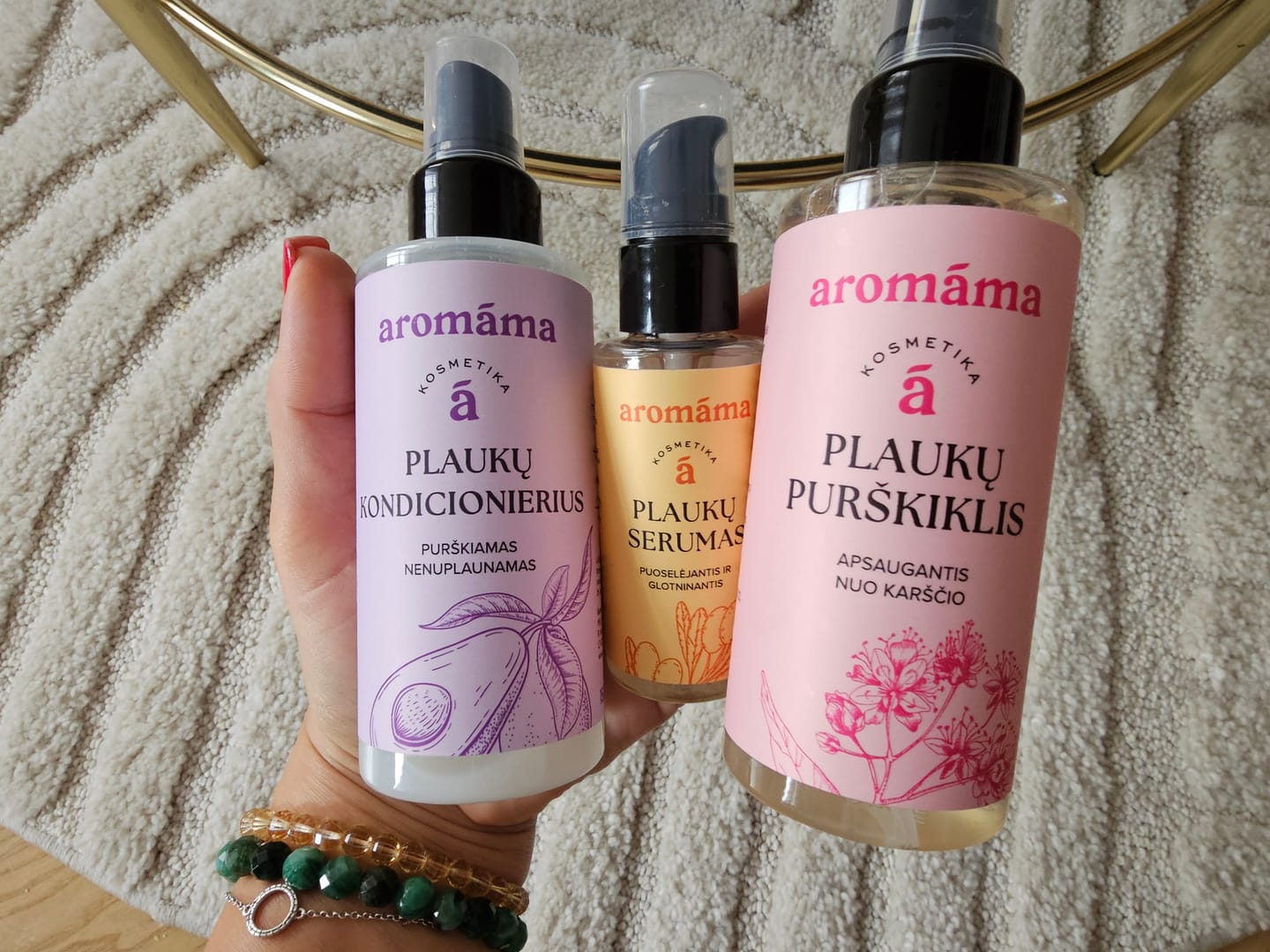 Customer photo review of Rinkinys „Išpuoselėti plaukai“