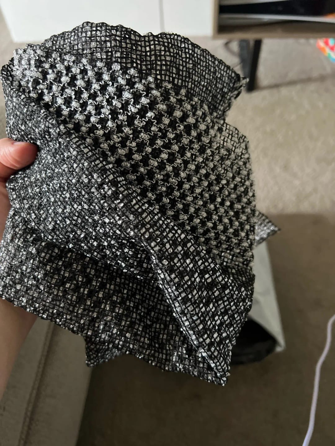 Customer photo review of SilverScrub™ Exfoliating Towel