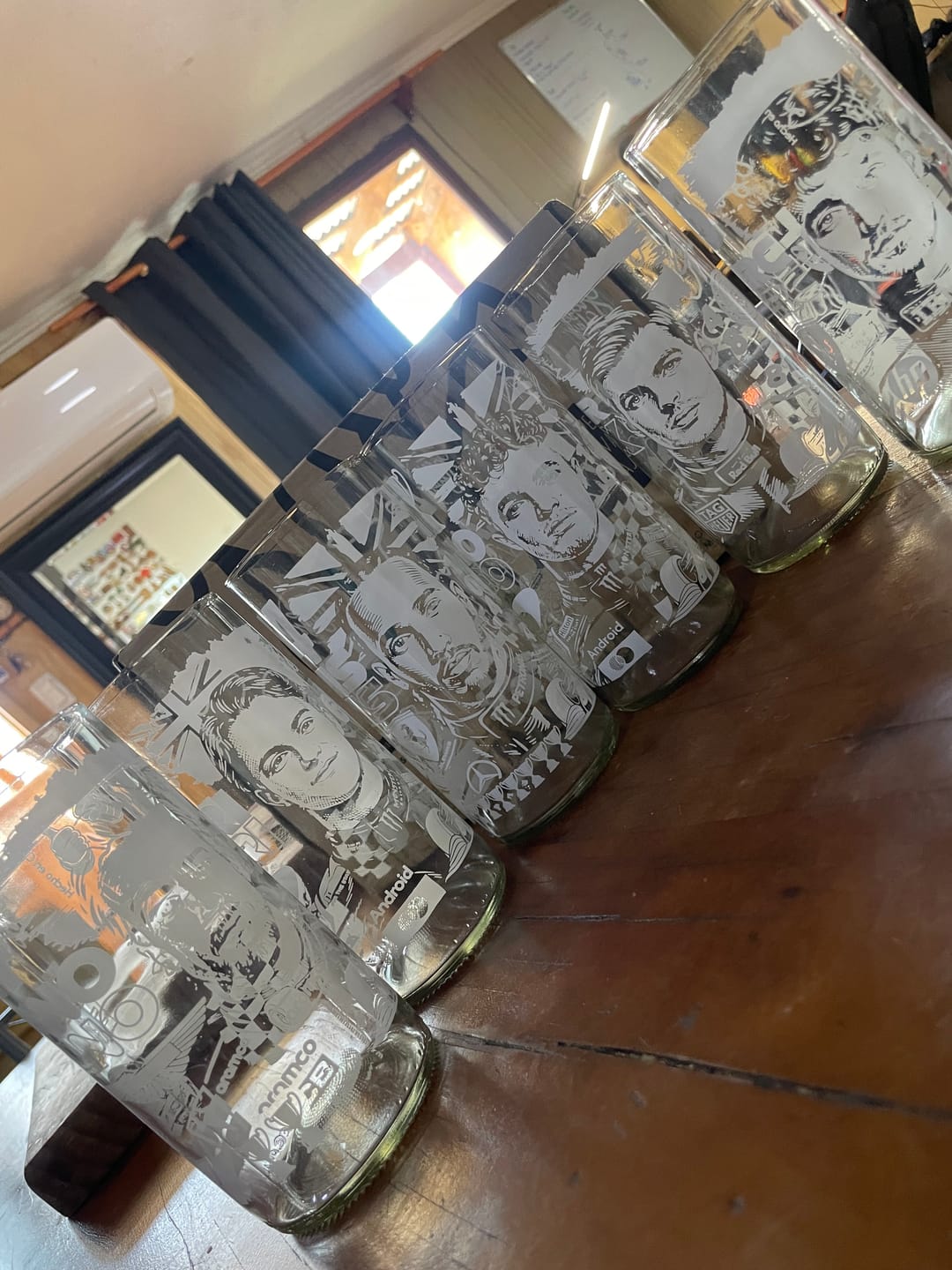 Customer photo review of Pole Position - Juego de 6 Vasos