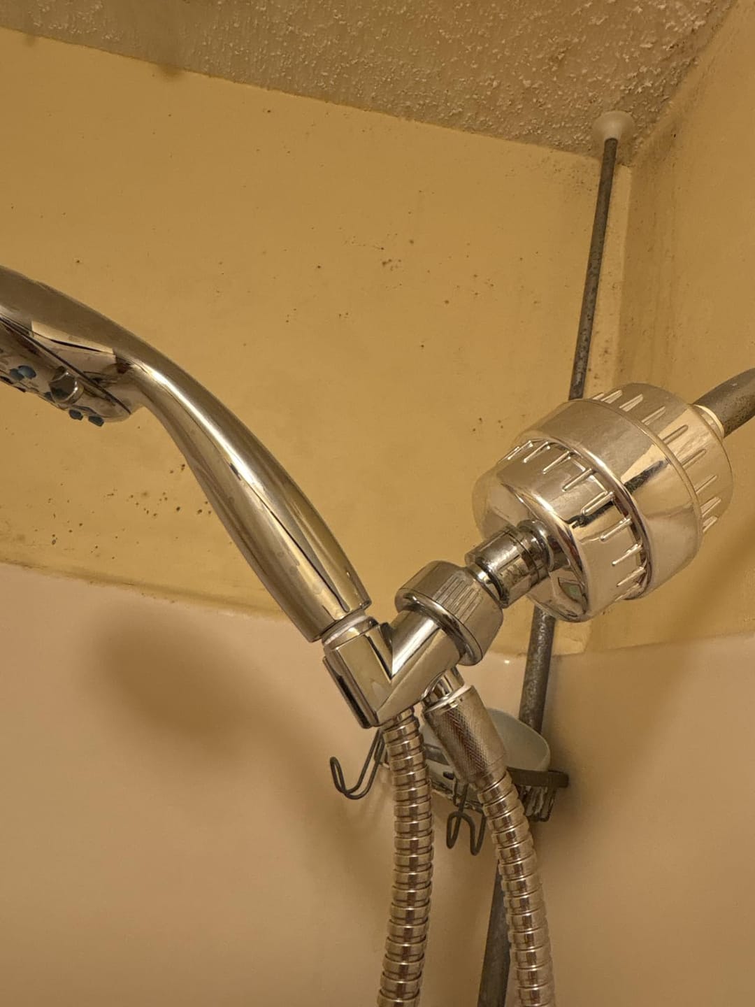 Customer photo review of Filtered Shower Head System — 20-Stage Chlorine & Heavy Metal Filter + 2 FREE Replacement Cartridges