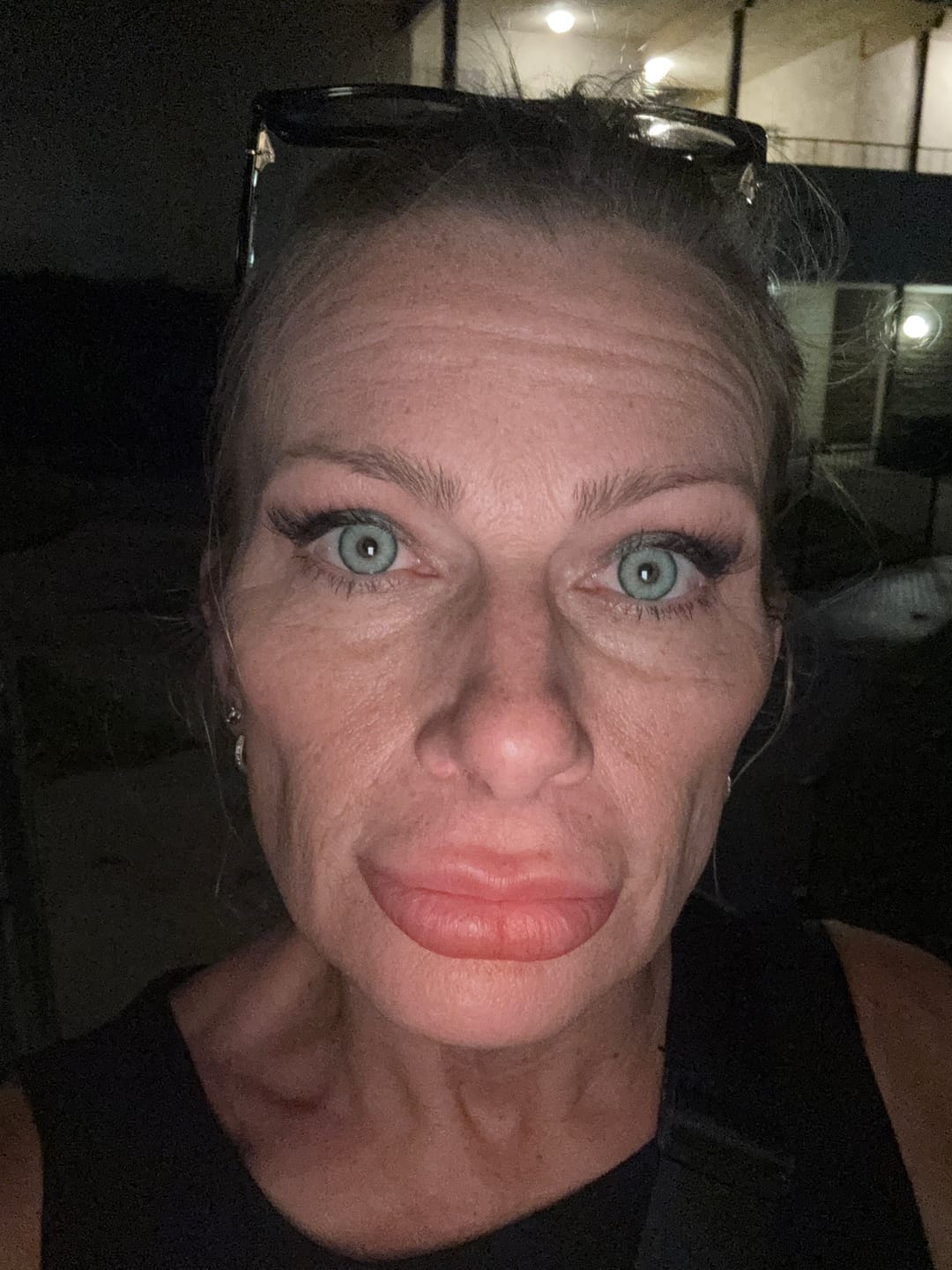 Customer photo review of Natural Colors TOPAZIO Green Colored Contact Lenses