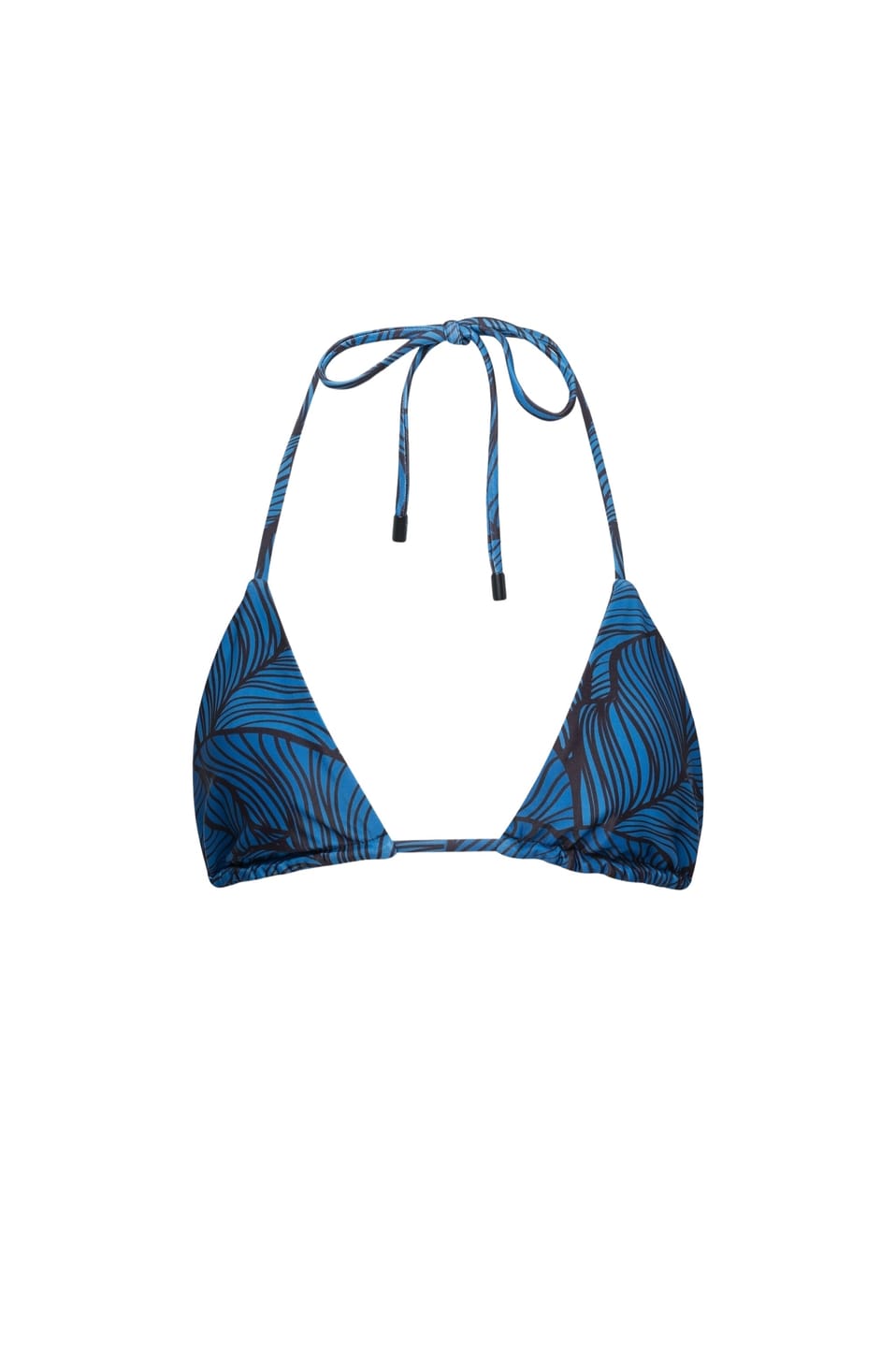 Customer photo review of Waikiki Triangle Bikini Top – Blue Leaf
