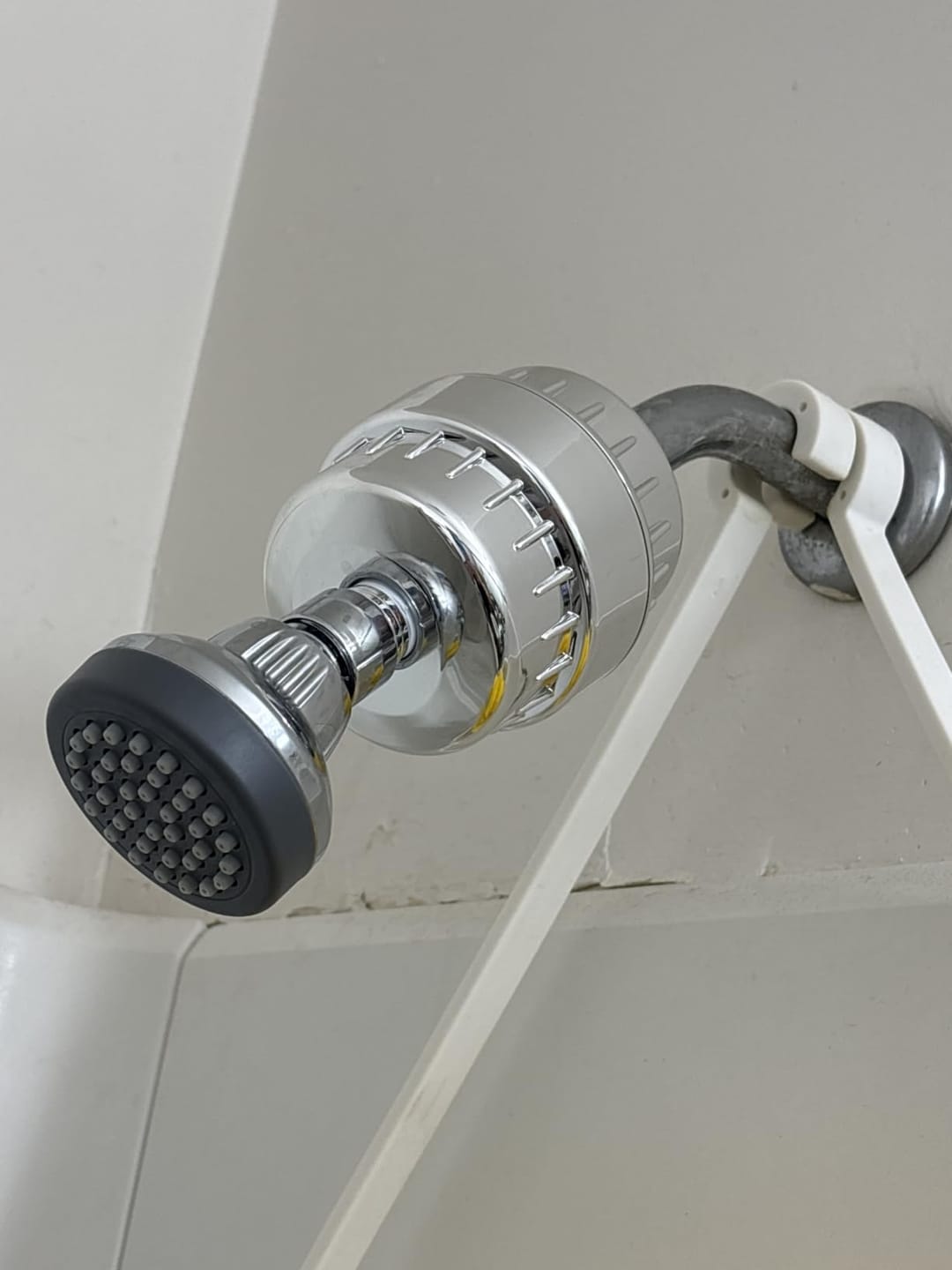 Customer photo review of Filtered Shower Head System — 20-Stage Chlorine & Heavy Metal Filter + 2 FREE Replacement Cartridges