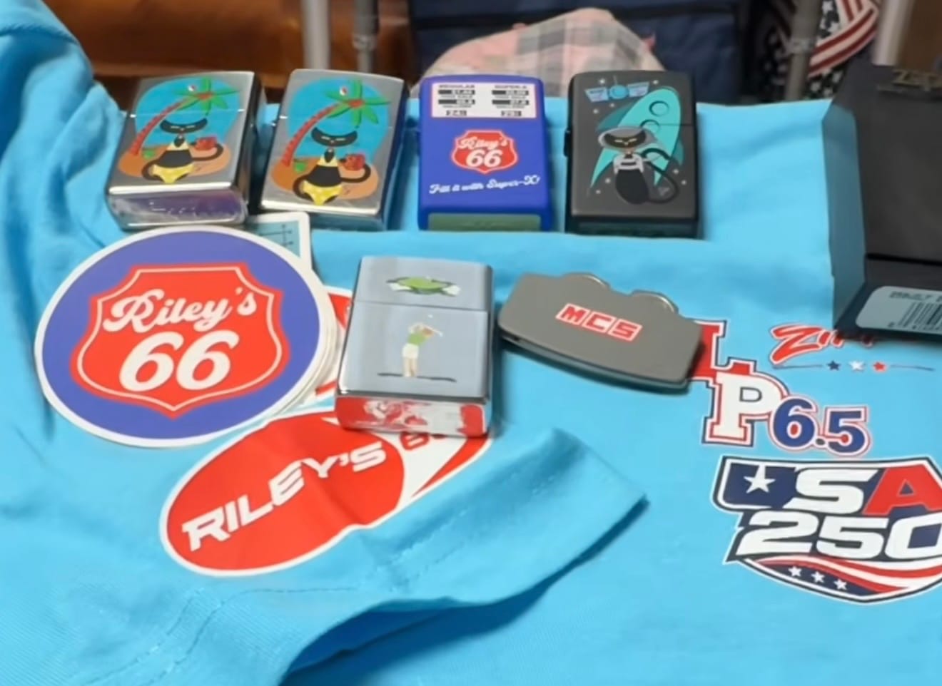 Customer photo review of Original Riley's 66 Gas Pump Zippo Lighter