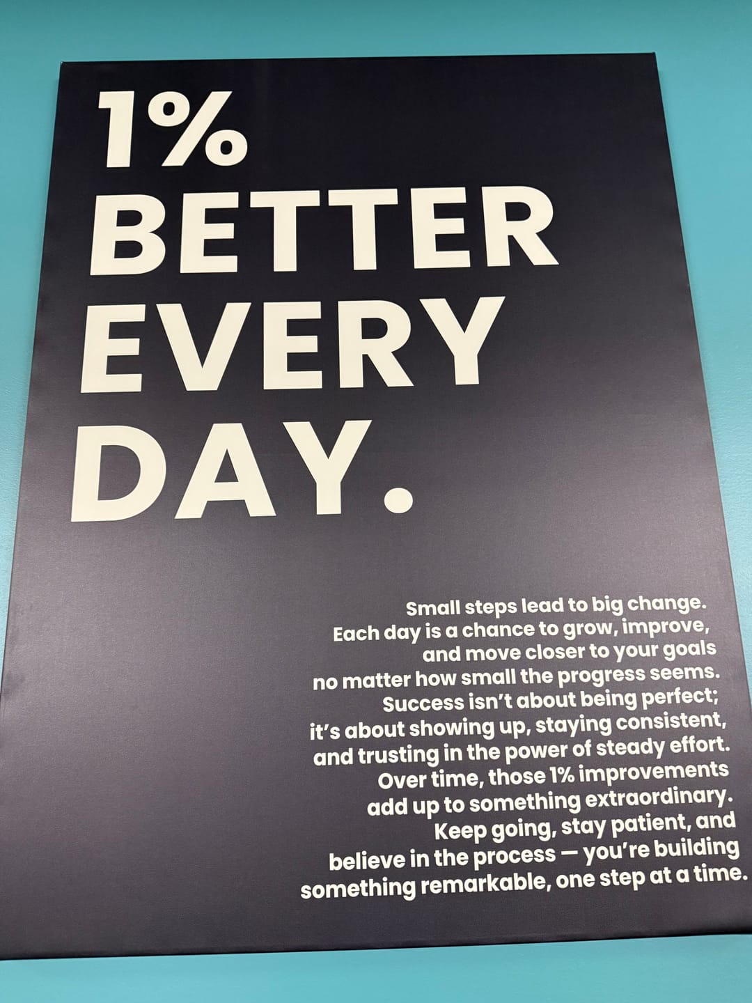 Customer photo review of 1% Better Every Day