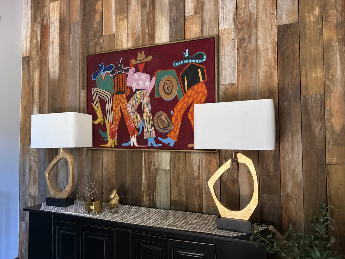Customer photo review of Western Pop Art｜Burgundy Prairie Groove