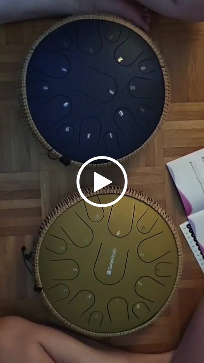 Customer video review of Sonodrum Zungentrommel - "Premium" - Handgefertigt - 35,5cm - 15 Zungen - C-Dur