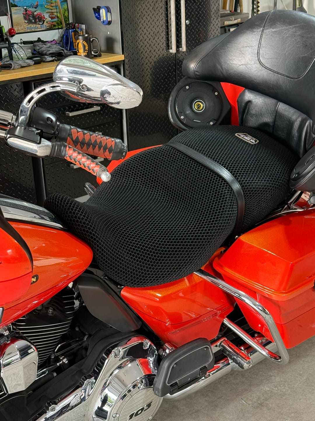 Customer photo review of Wind Rider Seat Cover