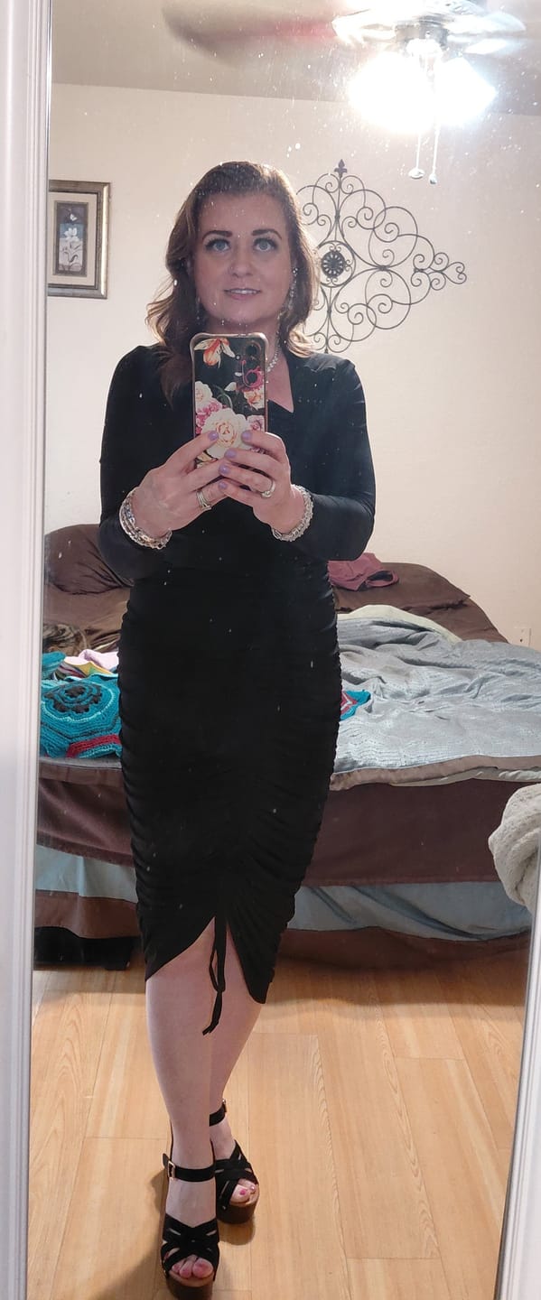 Customer photo review of Brigitte Brianna Versailles Dress