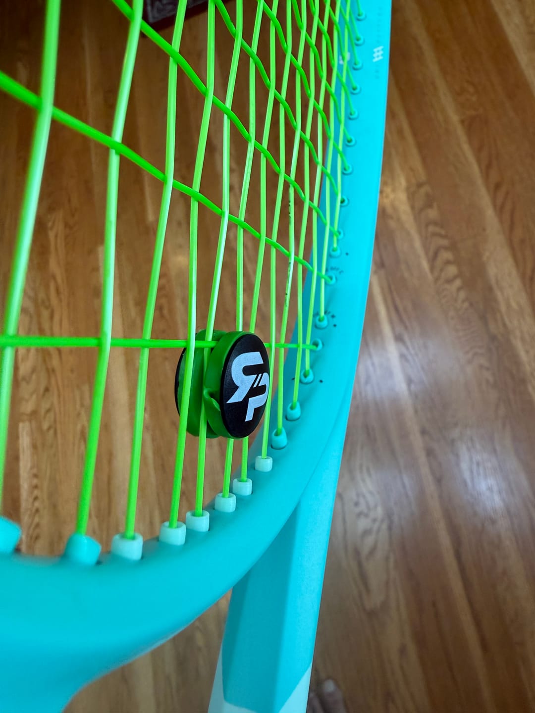 Customer photo review of Anti-Vibration Tennis ShockSorb Dampener - 2 Pack