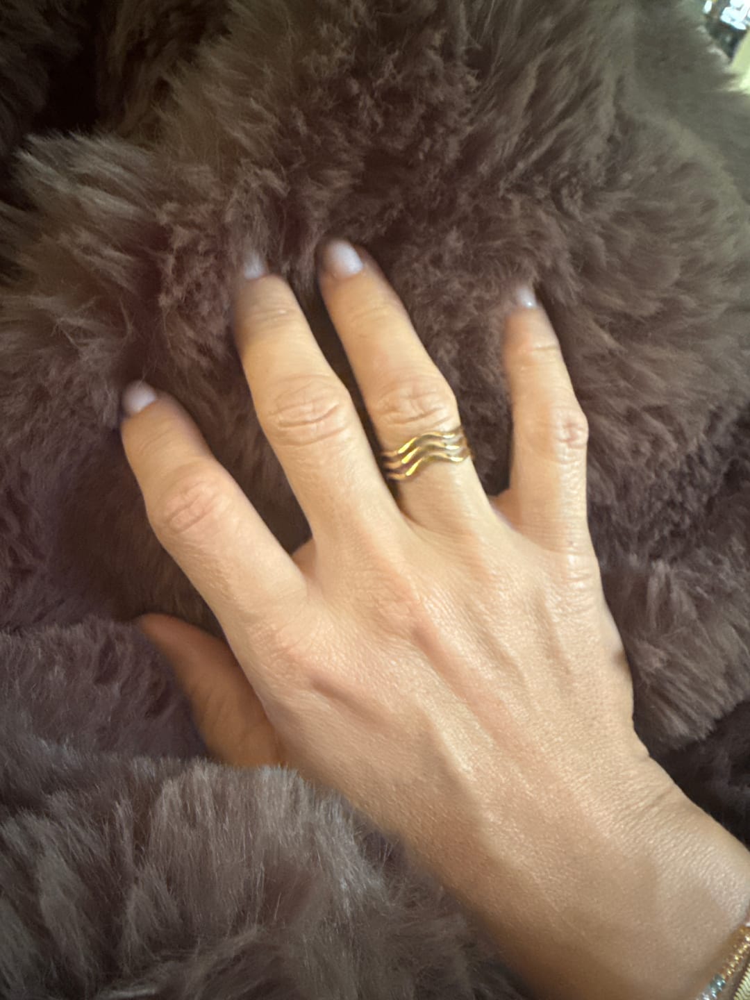 Customer photo review of Wave Trio Ring (Bundle)