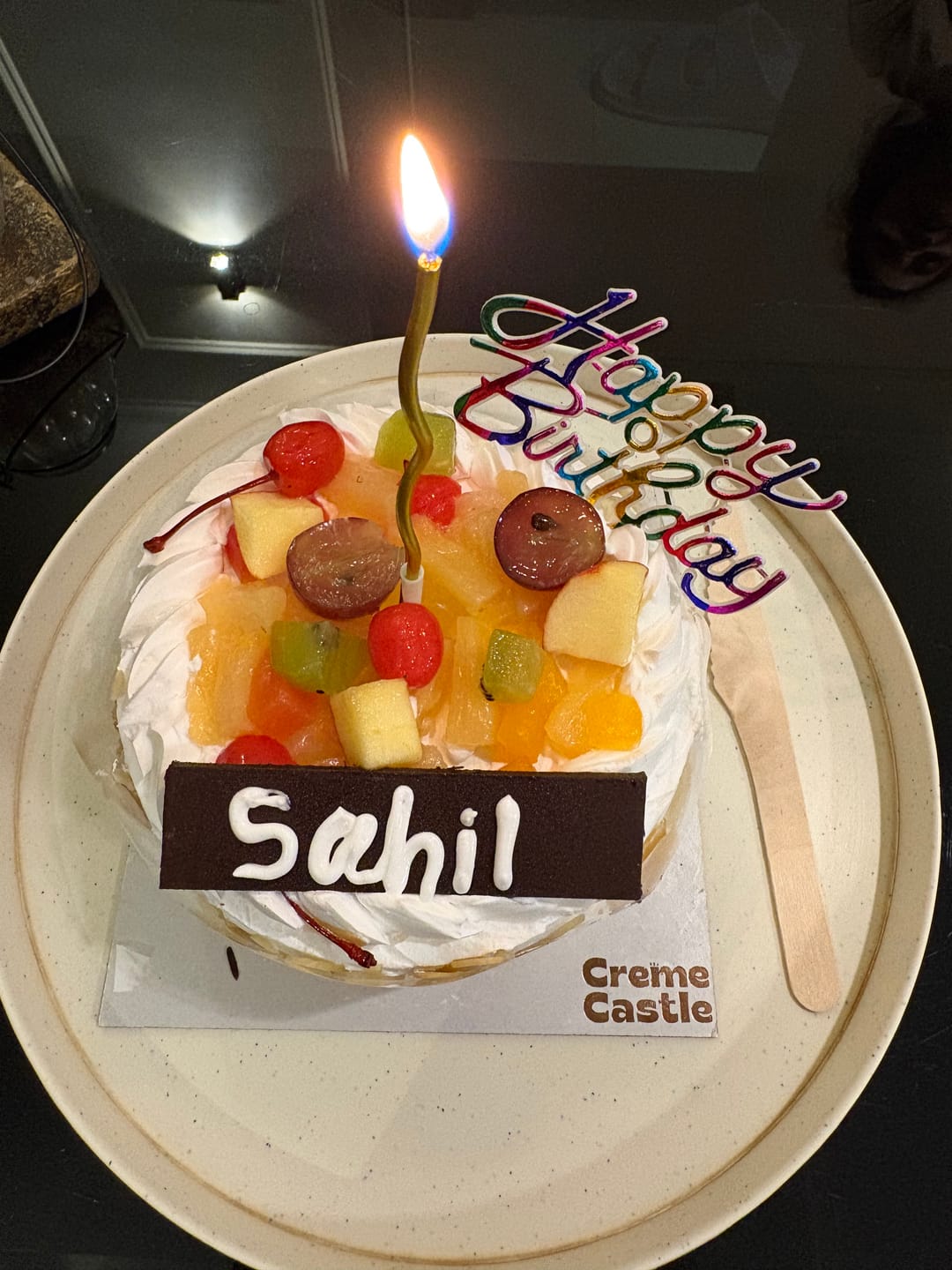 Customer photo review of Fresh Fruit Cake