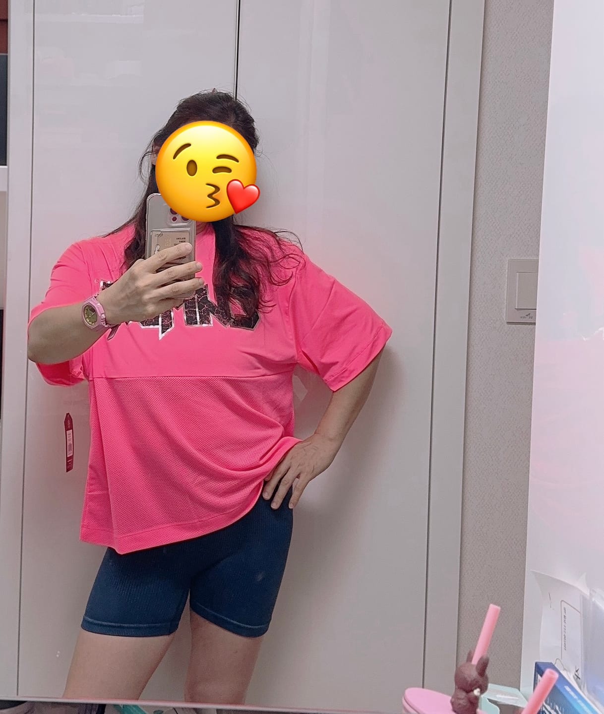 Customer photo review of Rock 'n' Roll Boxy Top With Mesh Bottom Panels
