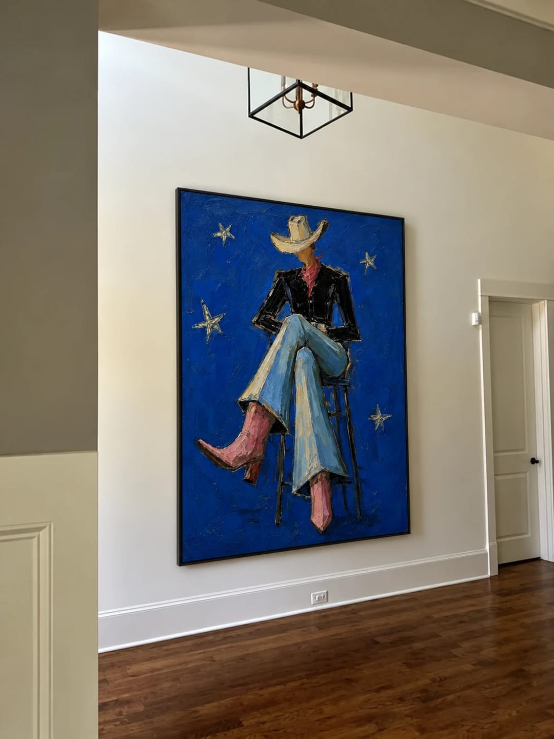 Customer photo review of Western Pop Art｜Starry Blue Repose