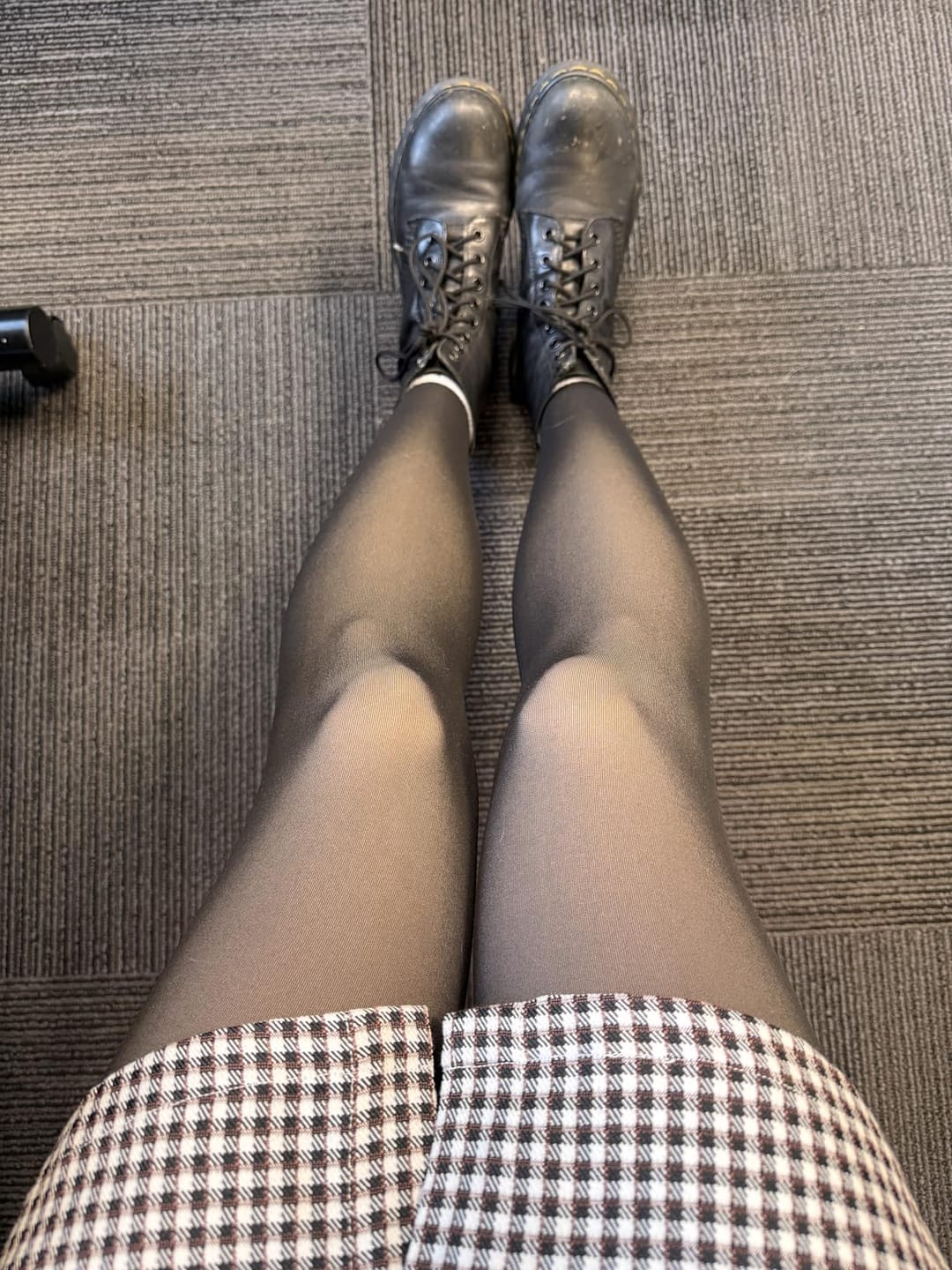 Customer photo review of Sheer Sculpt Control Top Pantyhose