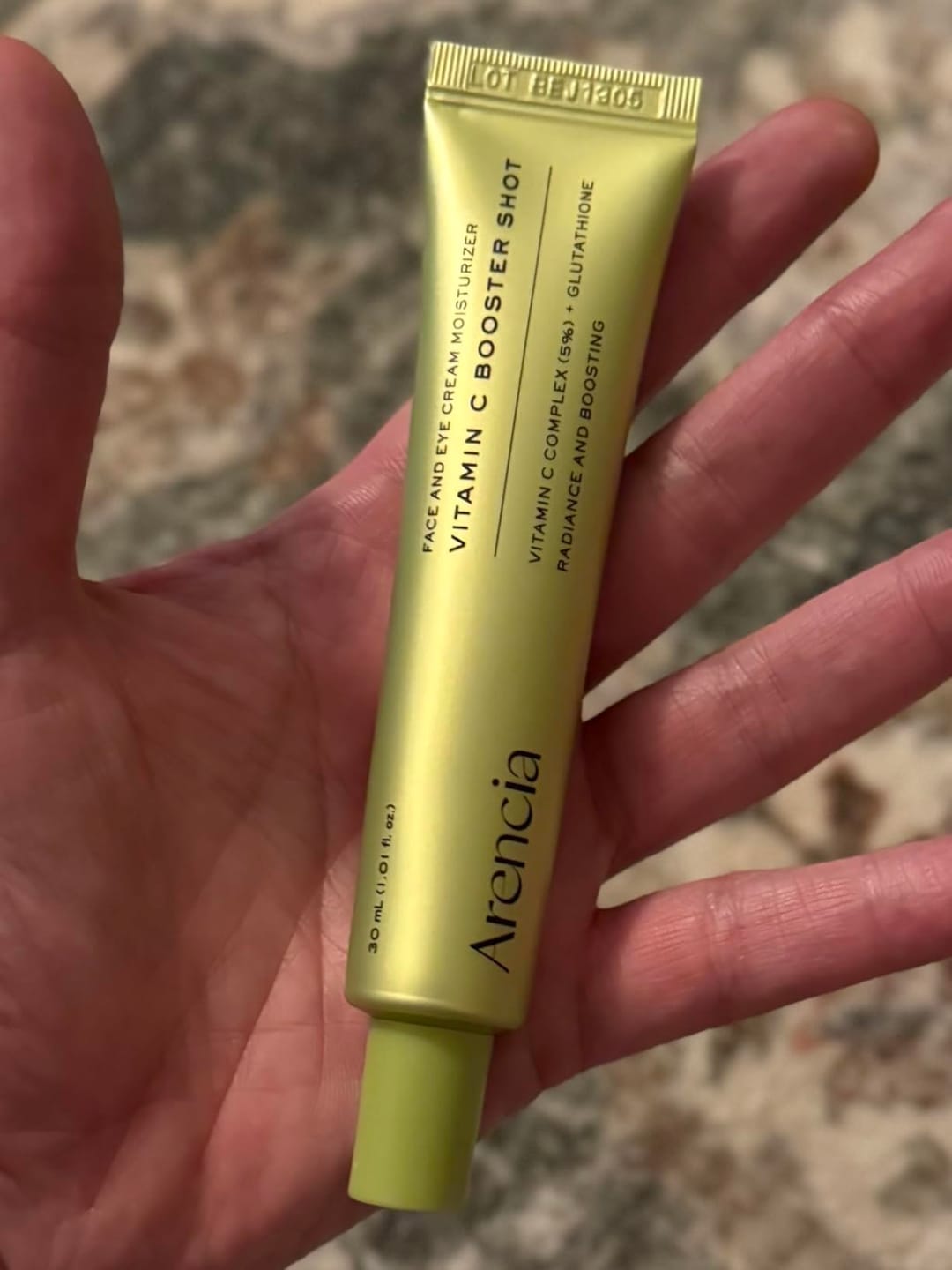 Customer photo review of Arencia Vitamin C Booster Shot