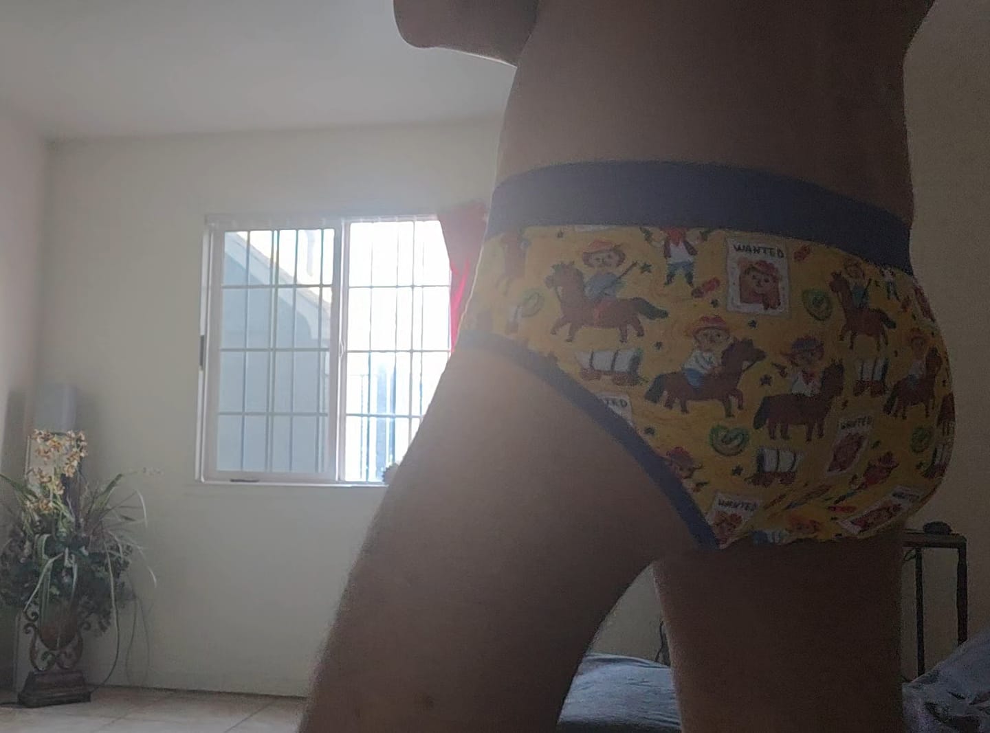 Customer photo review of NEW Men's Little Kid "Cowboy" Design Briefs (Collection #5)