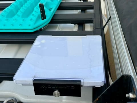 Customer photo review of Outcamp ARB Base Rack Mount for Starlink Mini | 4WD Roof Rack | Australia