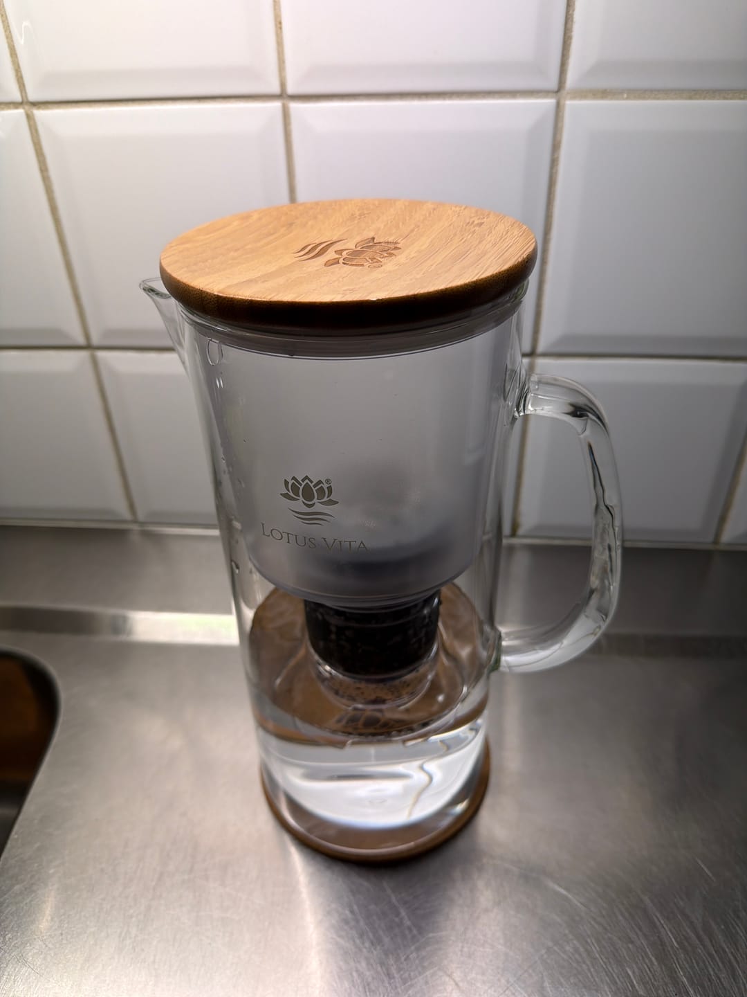 Customer photo review of Vattenfilterkanna Glas ENYA 1,4L