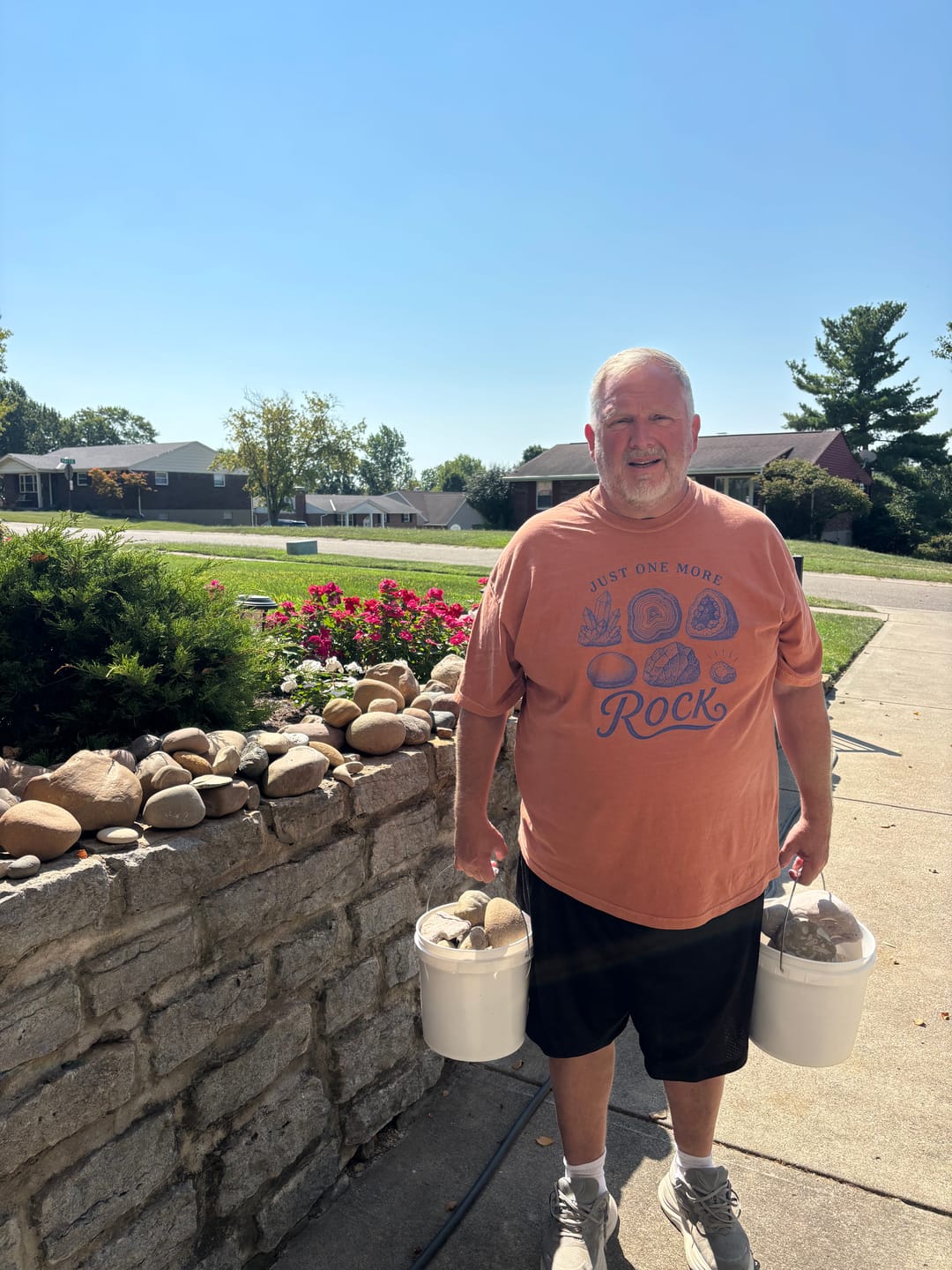Customer photo review of Just One More Rock T-Shirt