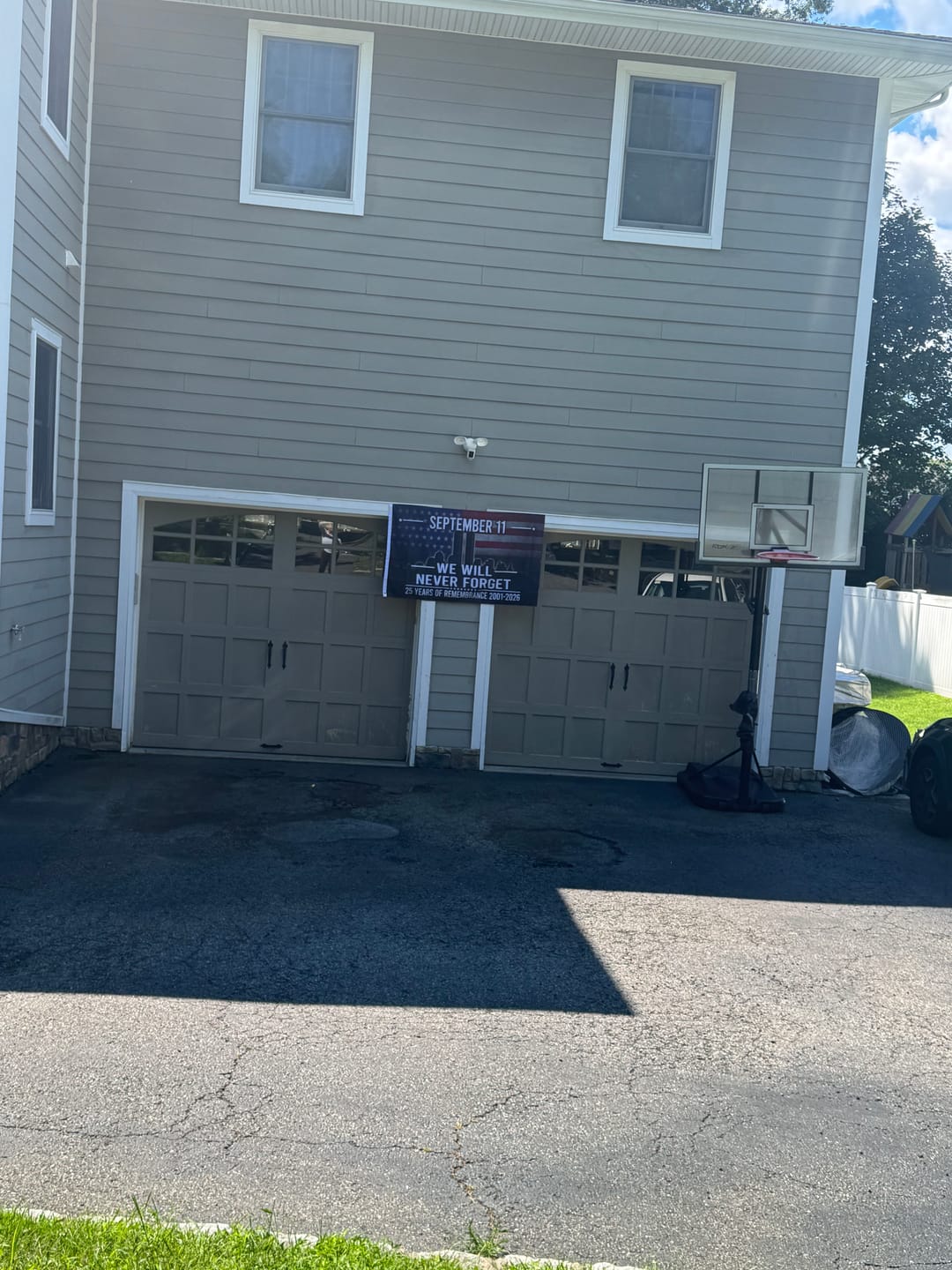 Customer photo review of September 11 We Will Never Forget Flag