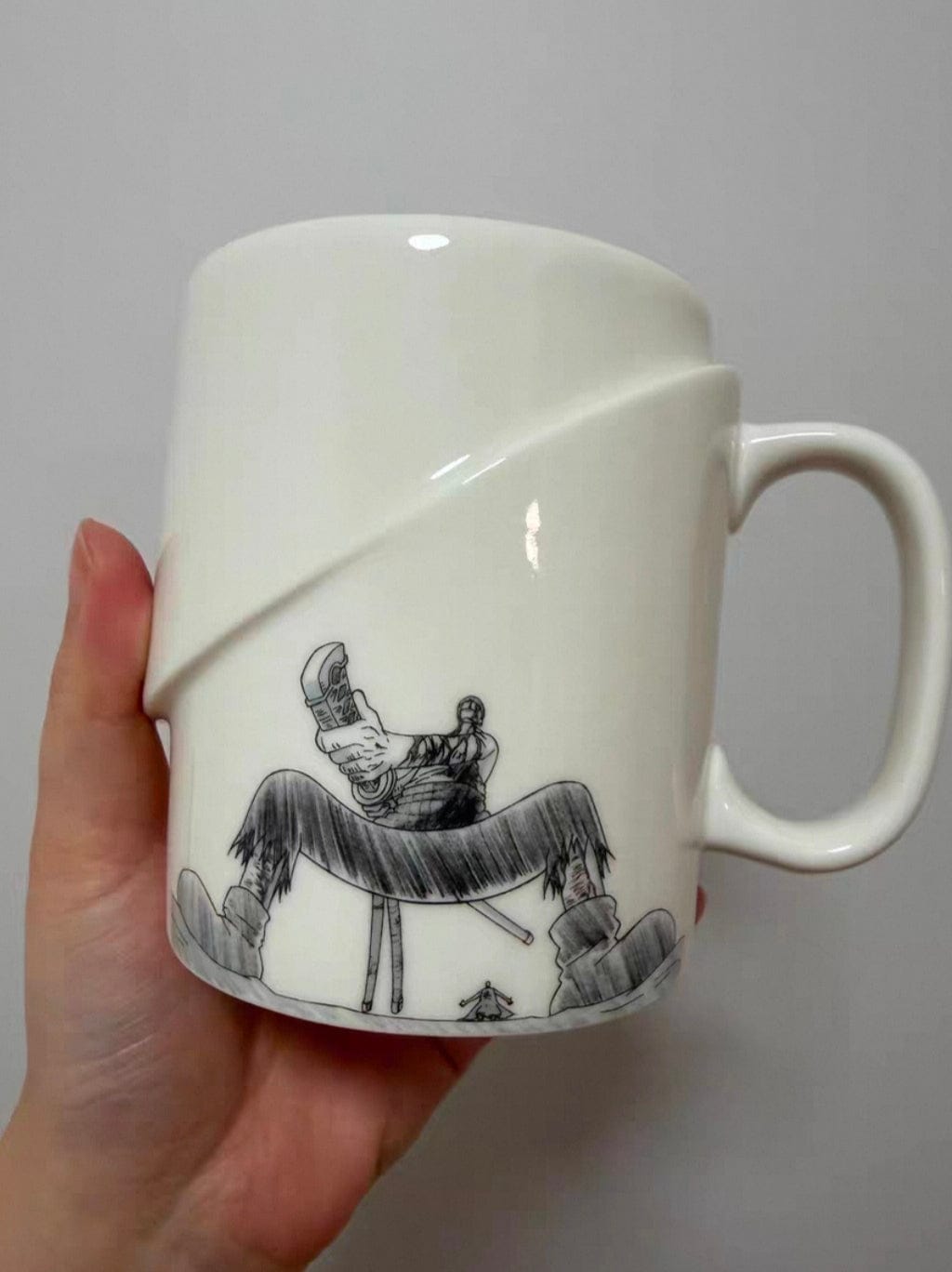 Customer photo review of Shishi Sonson Zoro Sliced In Half Mug