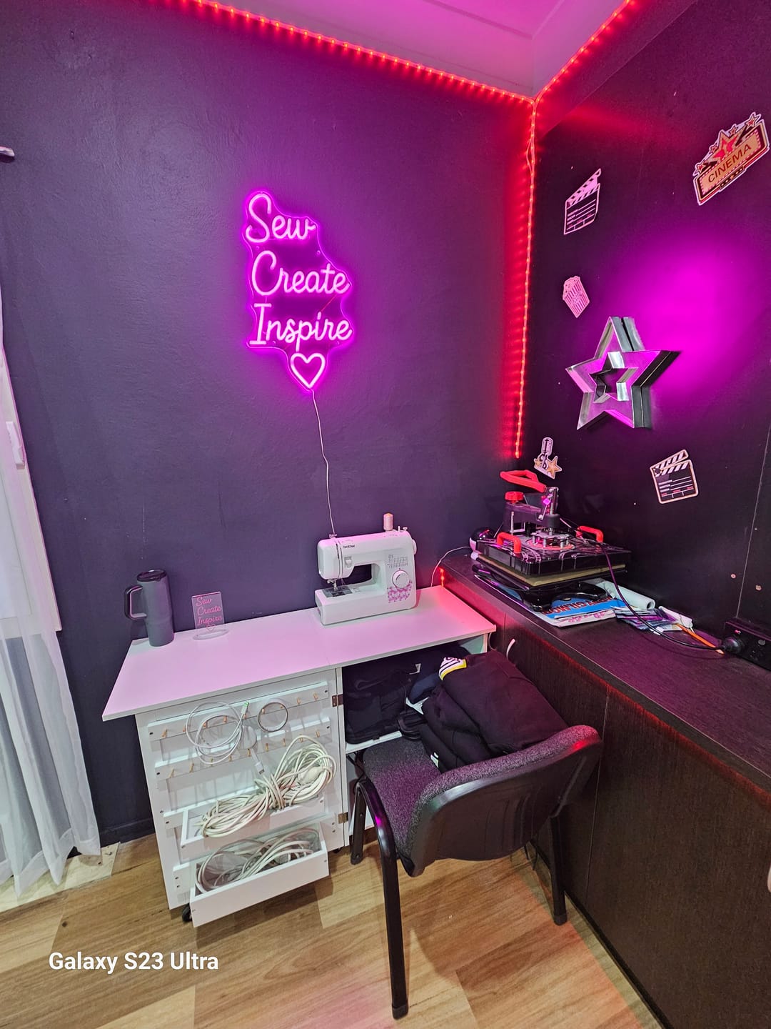 Customer photo review of Star+ Wolf+ music sign ( 4 signs) Led Neon Sign | LED Neon Sign