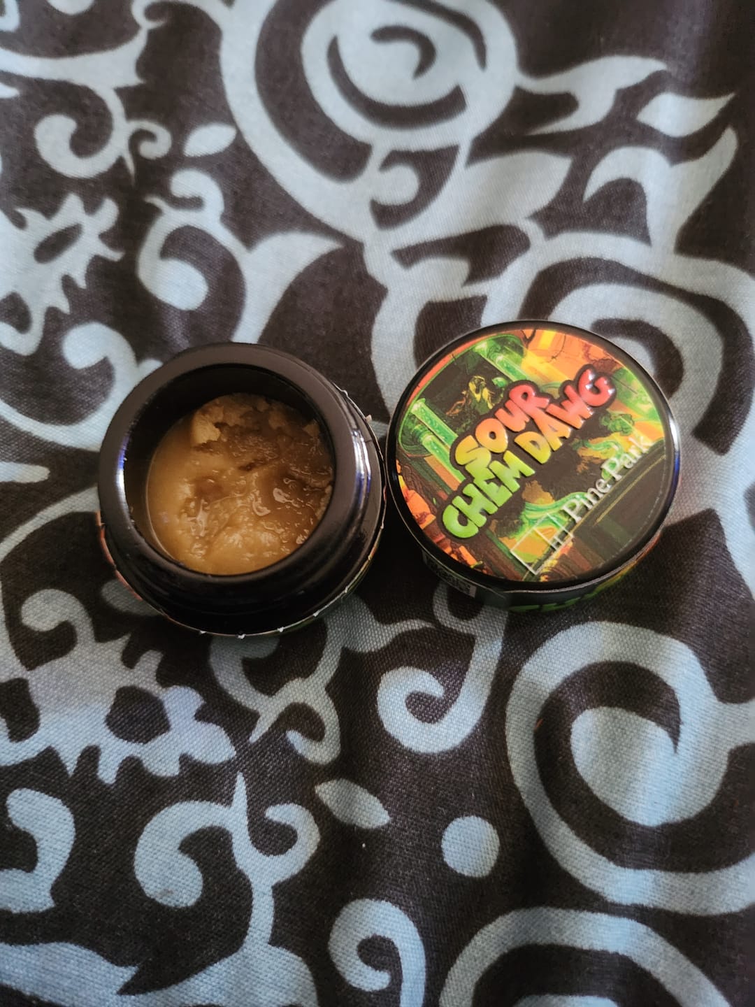 Customer photo review of Sour Chem Dawg Rosin Budget Bucket — 4g