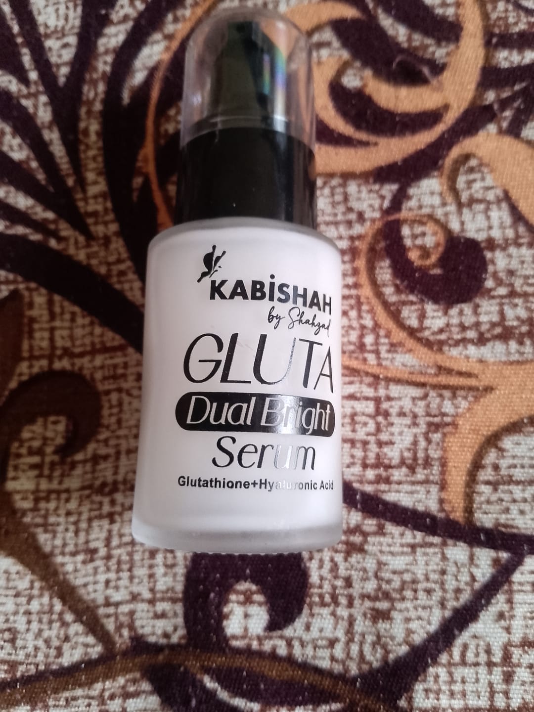 Customer photo review of Gluta Dual Bright Serum