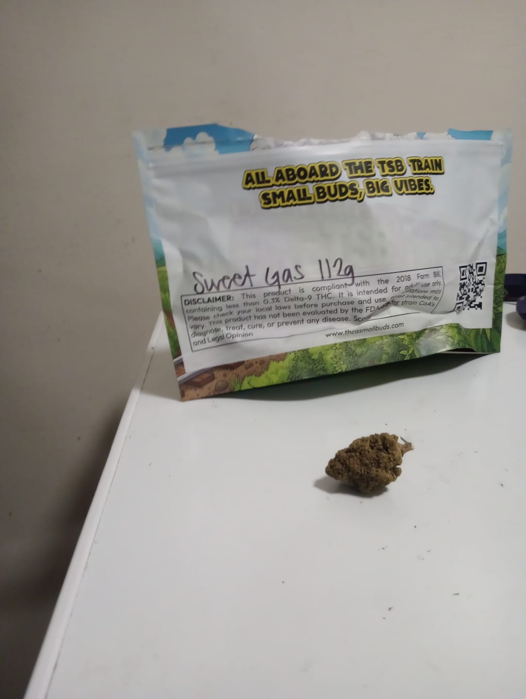 Customer photo review of Cheap THCA Smalls Quarter Pound