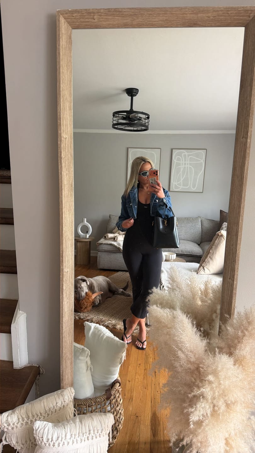 Customer photo review of The Halter Onesie / Black