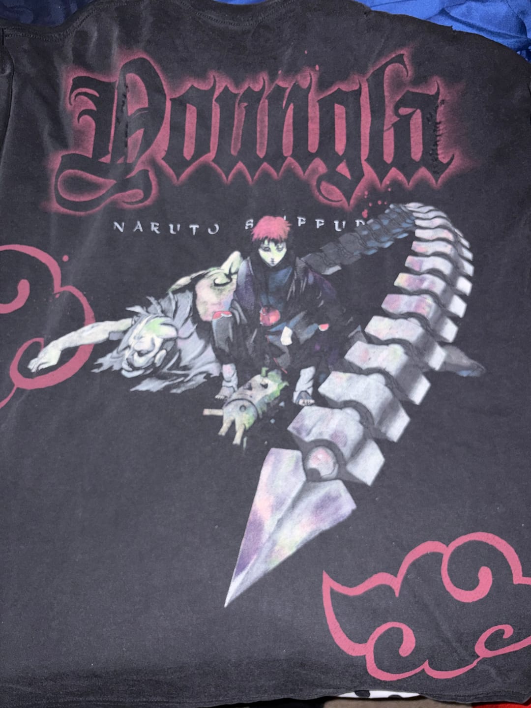Customer photo review of 4318 - Naruto Distressed Tees