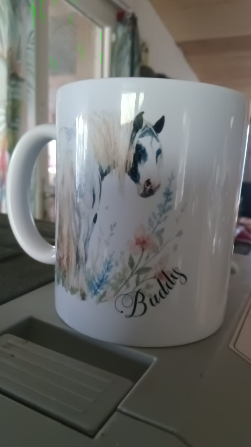 Customer photo review of Aquarell - Mug personnalisé