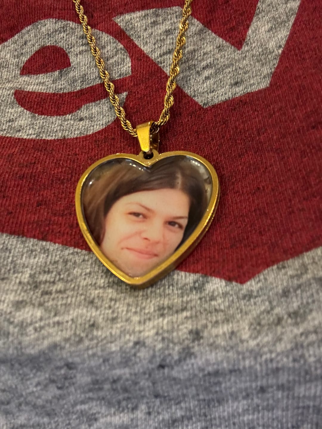 Customer photo review of Collana con Foto - Portami con Te