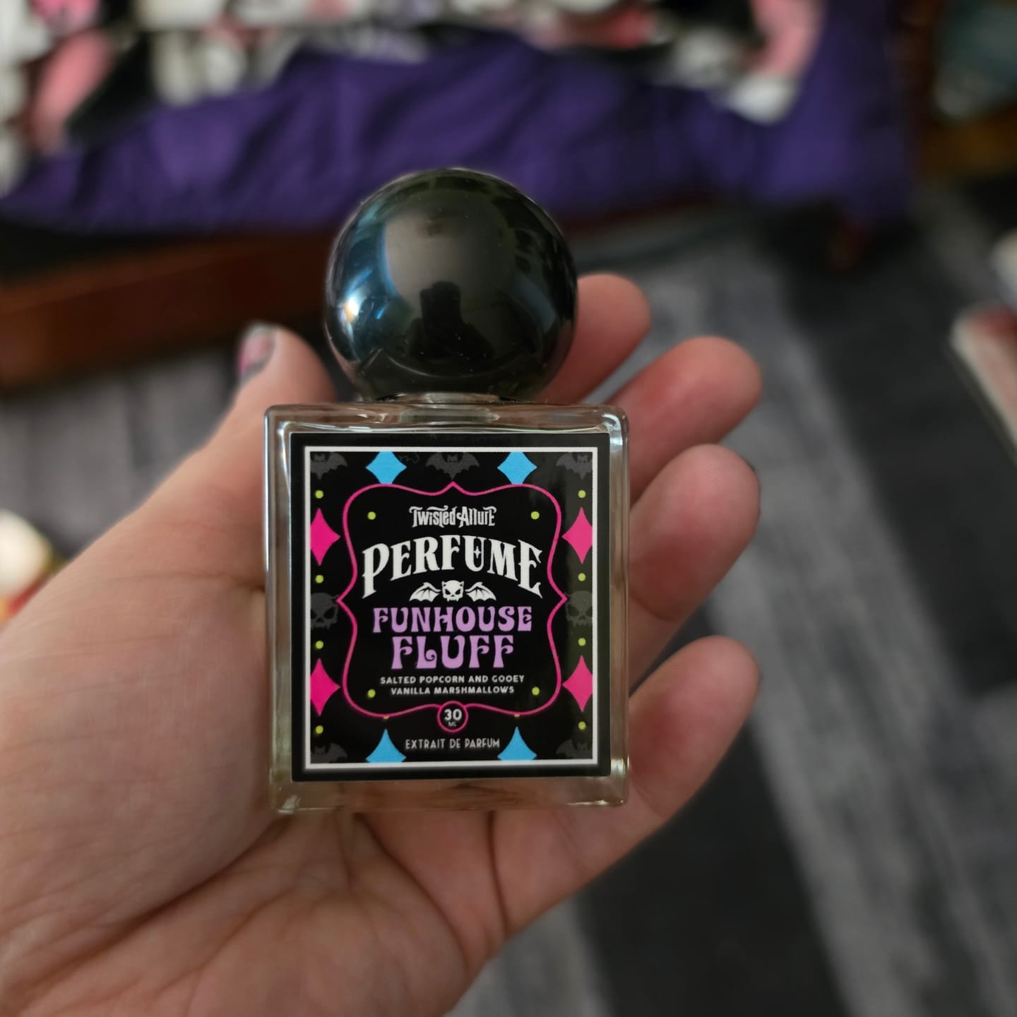 Customer photo review of FunHouse Fluff Perfume