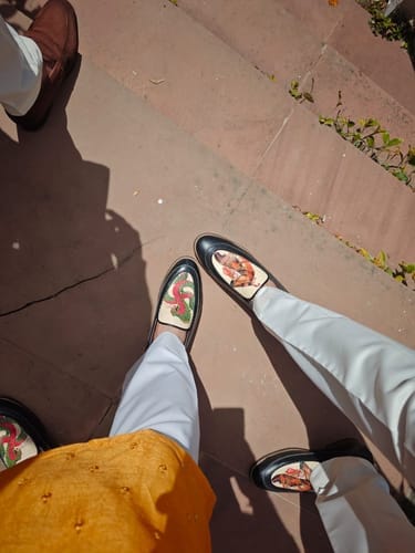 Customer photo review of नाग (Naag) – The Mystical Serpent Loafers Men
