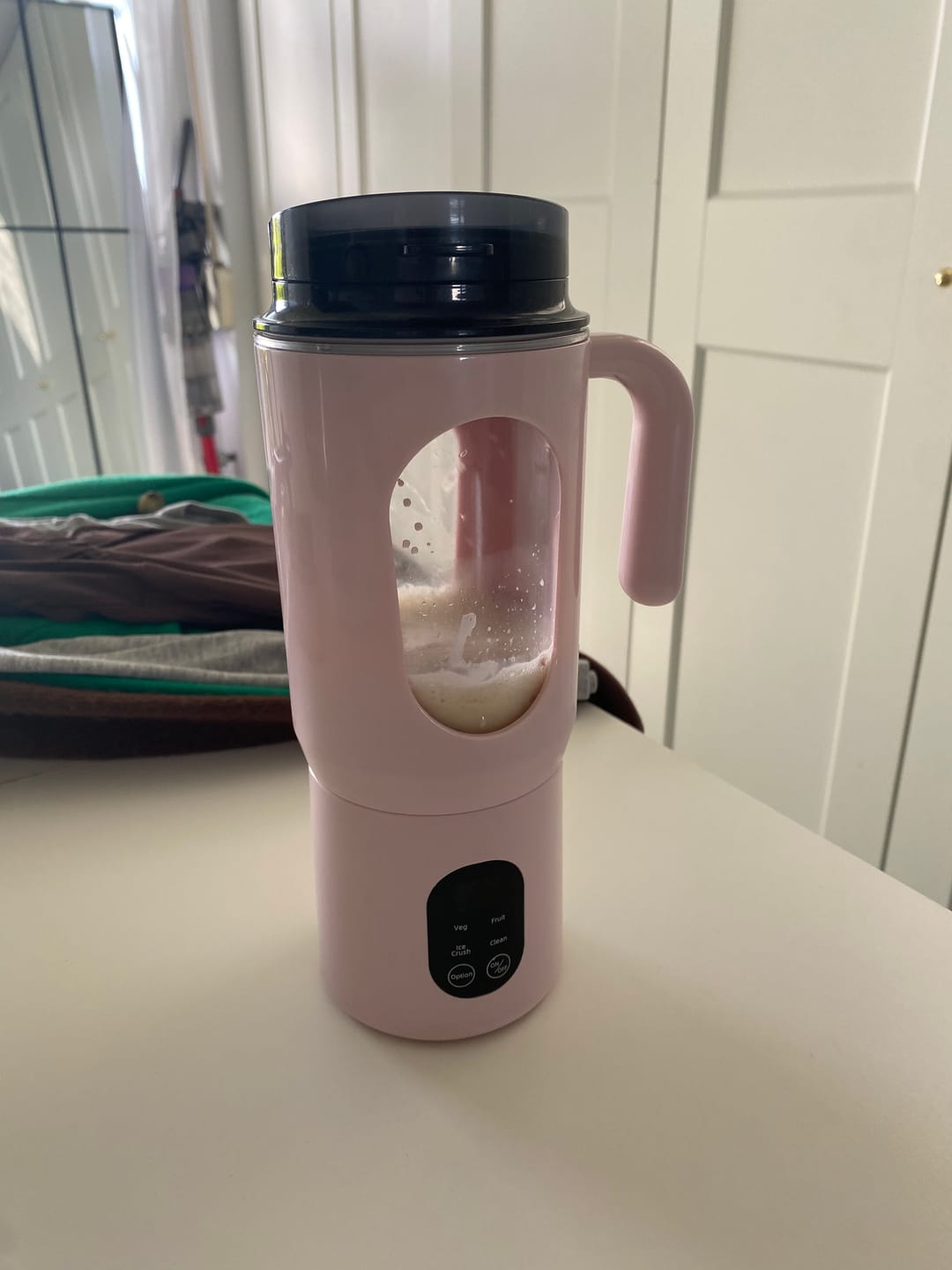 Customer photo review of Tragbarer Mixer 580 ml