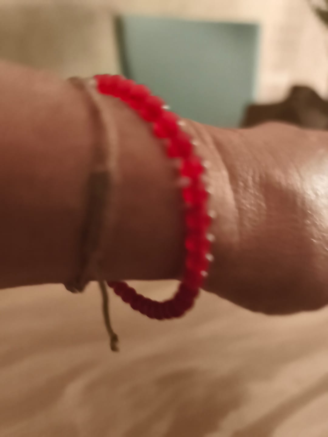 Customer photo review of Karneol Armband - Perlen