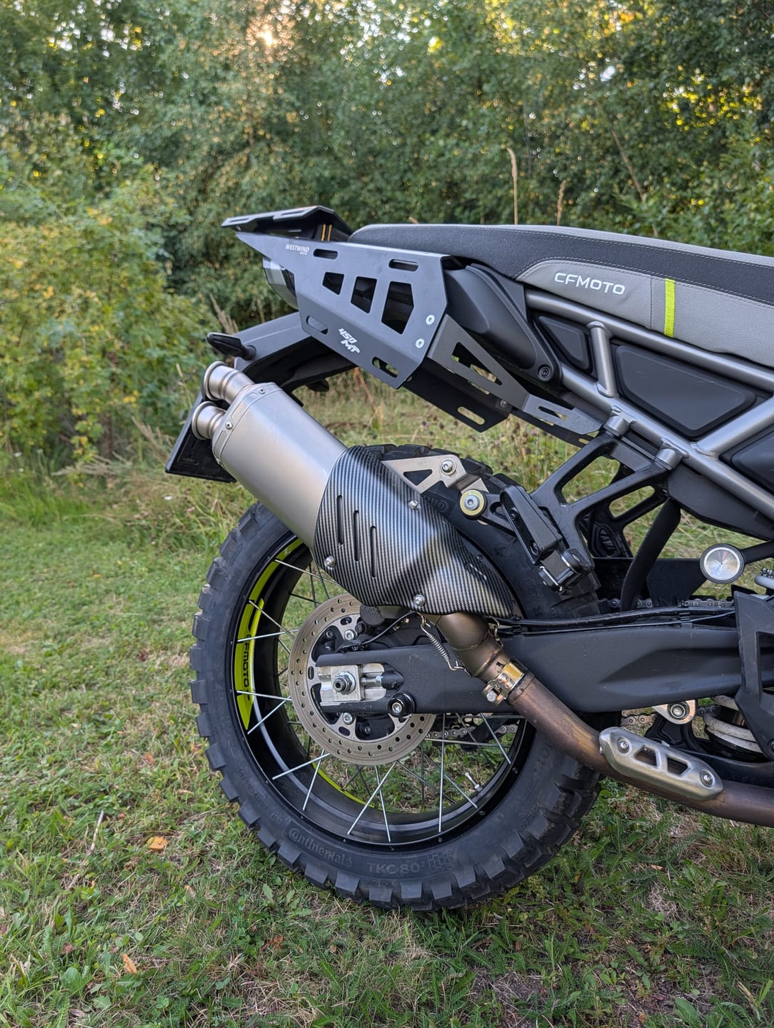 Customer photo review of CF450MT (Ibex 450) Luggage Rack