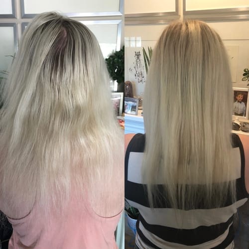 Customer photo review of Mascarilla de Colágeno: recuperá el brillo y la fuerza de tu cabello