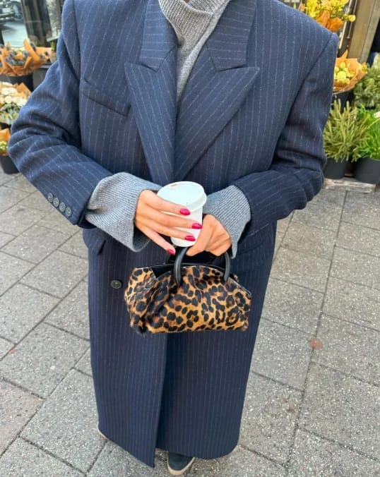 Customer photo review of Monica Double Breasted Long Coat